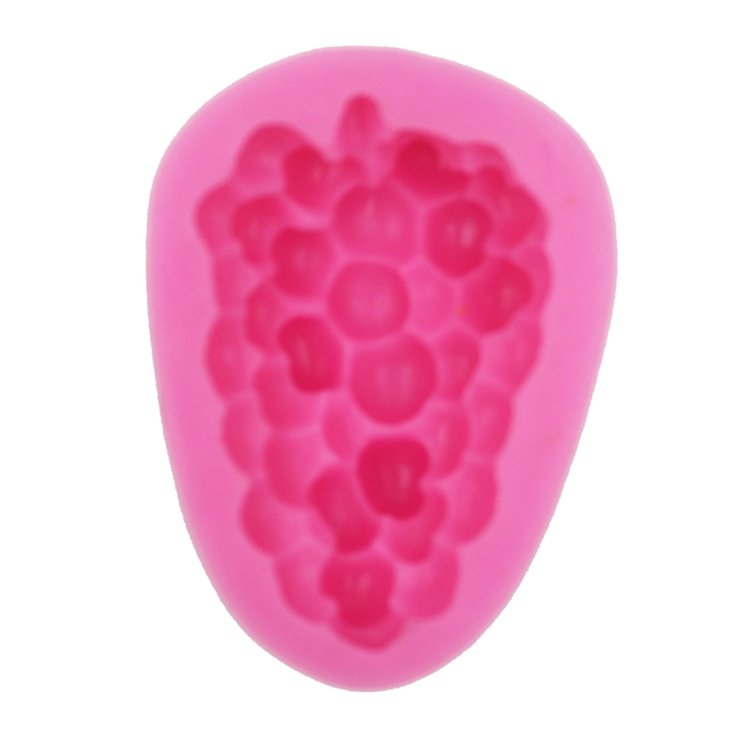 Premium Grape-Shaped Silicone Mold for DIY Soap, Candle, Chocolate & Candy Making - Reusable Baking Fondant Mold for Handmade Soaps, Bath Bombs & Desserts (S595) - Perfect for Home Crafts, Party Favors & Gift Making