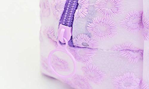 2-Pack Fashionable Multi-Functional Bags - Waterproof Makeup Organizer, Cosmetic Pouch & Travel Toiletry Bag (Pink/Purple) - Perfect for Travel, Gym & Daily Essentials Storage