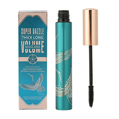 Waterproof Silk Fiber Eyelash Mascara - 8g Travel Size, Long Lasting & Smudge Proof for Natural Lash Extension | Perfect for Daily Makeup, Parties & Travel Essentials