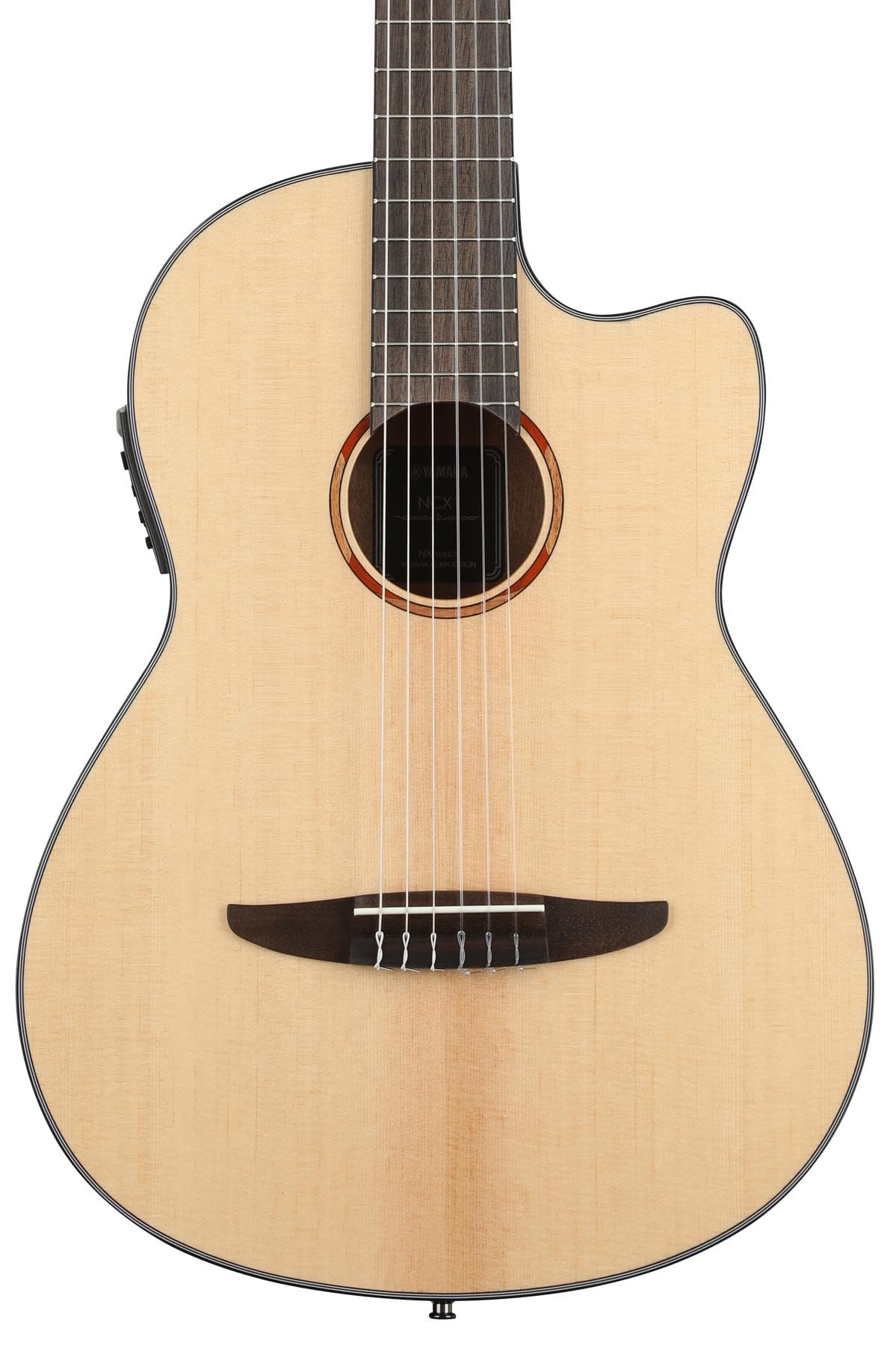 Yamaha NCX1 NT Cutaway Acoustic-Electric Nylon String Classical Guitar - Natural Finish | Perfect for Stage Performances, Studio Recording & Classical Music Practice