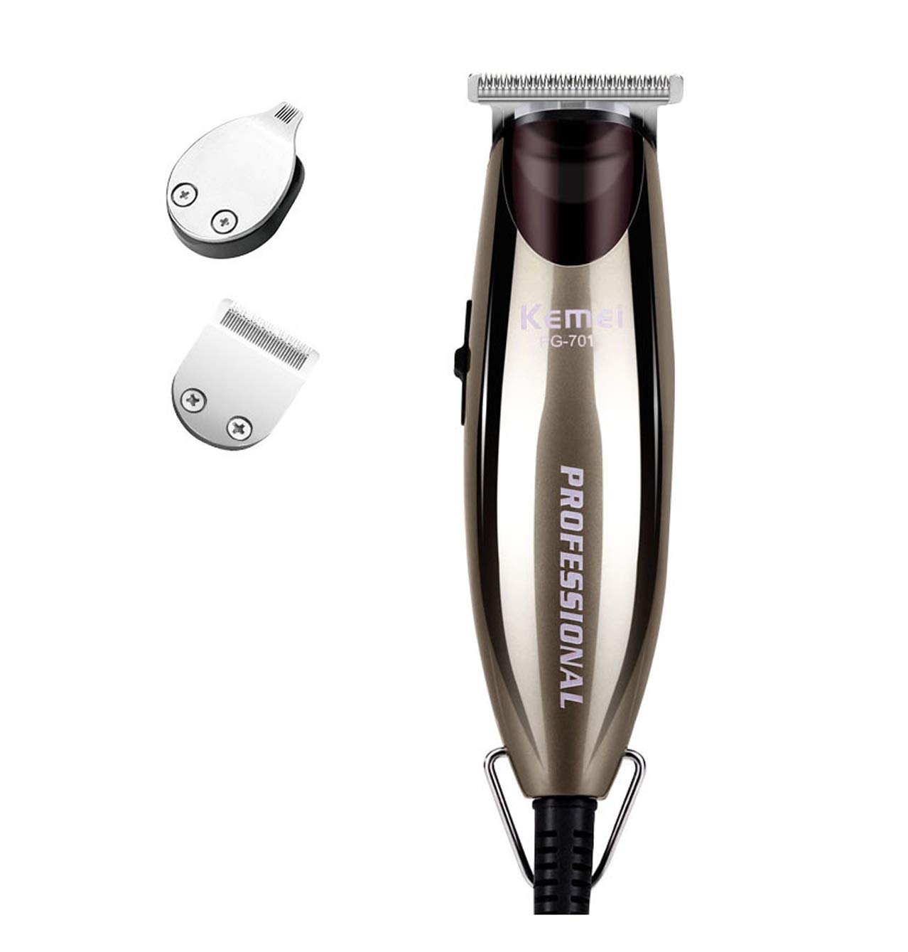Professional Cordless Hair Clippers for Men - Barber Outliner Trimmer with Copper Metal Design, Haircut & Styling Tool for Home & Salon Use | Perfect for Beginners & Professionals | Great for Beard Trimming, Fades & Precision Haircuts