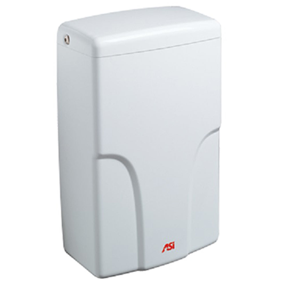 ASI 0196 1 TURBO Pro High Speed Hand Dryer with HEPA Filter - Surface Mounted Commercial Bathroom Dryer for Restaurants, Hospitals & Public Restrooms