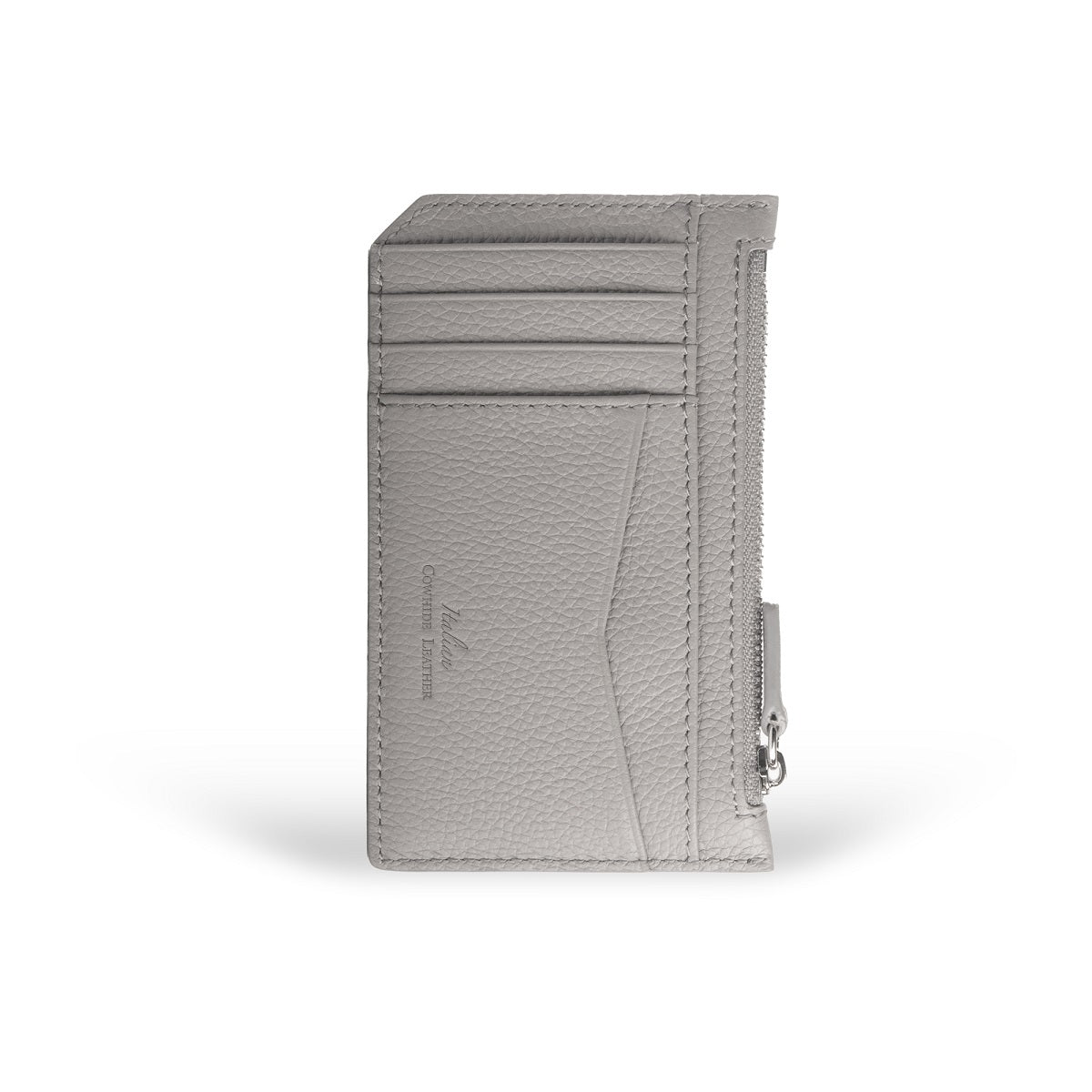 Premium Nicky Leather Card Holder with RFID Protection & Zip Pocket - Slim Wallet for Men & Women, Perfect for Travel, Business & Everyday Use