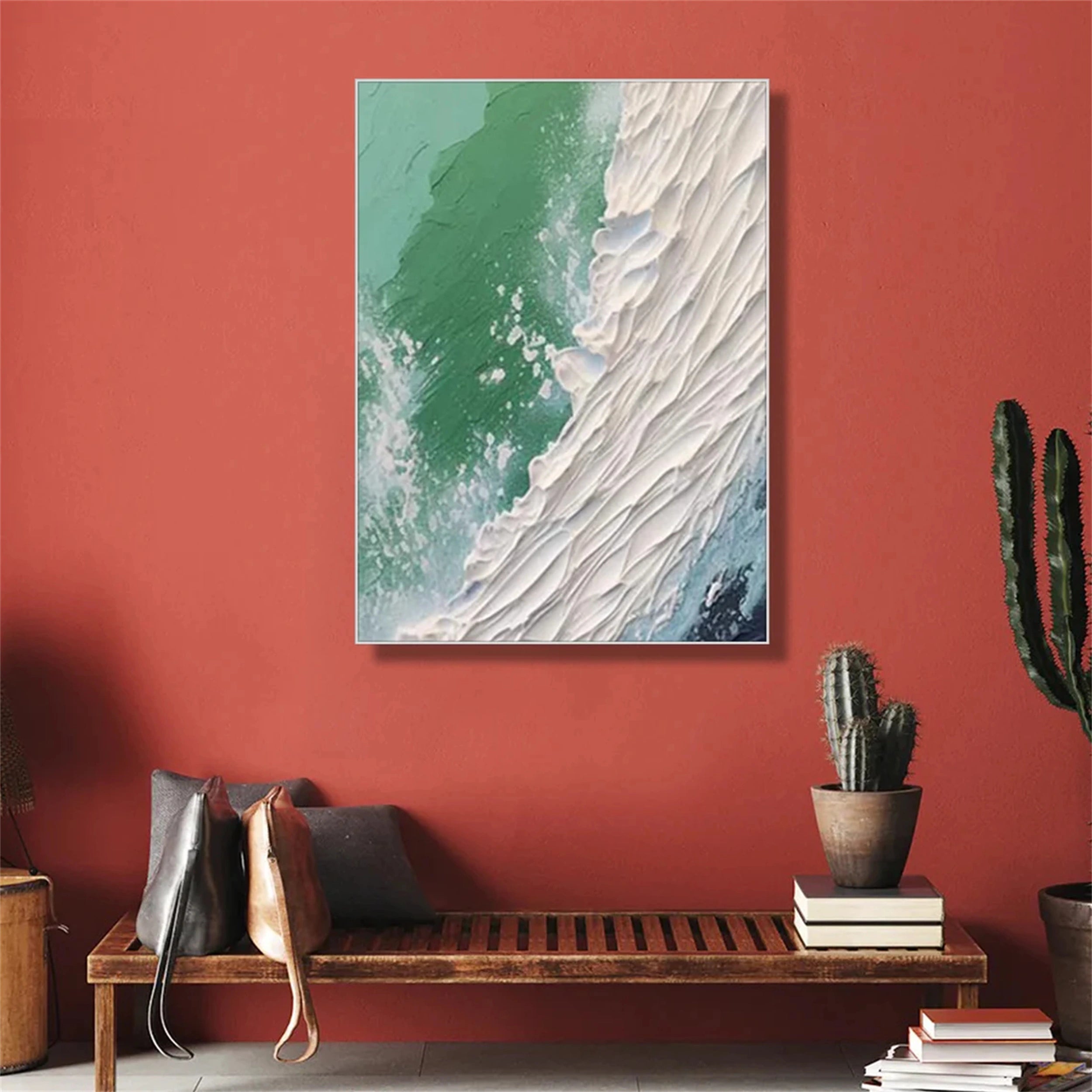 Ocean and Sky Painting #OS056 - Stunning Coastal Wall Art for Home & Office Decor | Perfect for Living Room, Bedroom, or Beach House