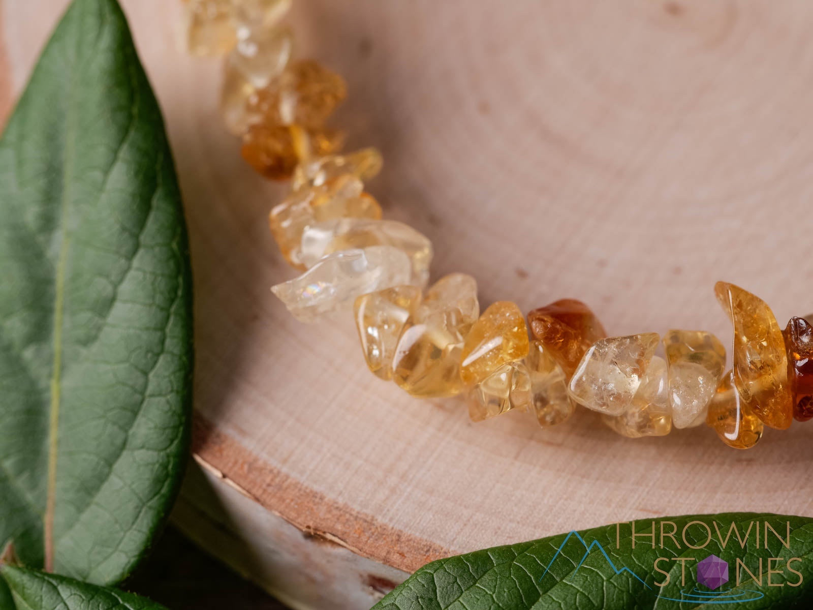 Natural CITRINE Crystal Chip Bead Bracelet - Handmade Birthstone Jewelry for Women, Healing Stone for Wealth & Positivity | Perfect for Meditation, Gifts & Spiritual Healing
