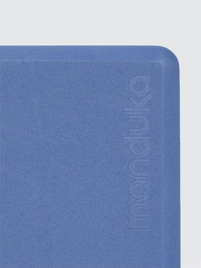 Manduka Recycled EVA Foam Yoga Block - Non-Slip Yoga Brick for Support & Alignment - Ideal for Yoga, Pilates & Meditation at Home or Studio