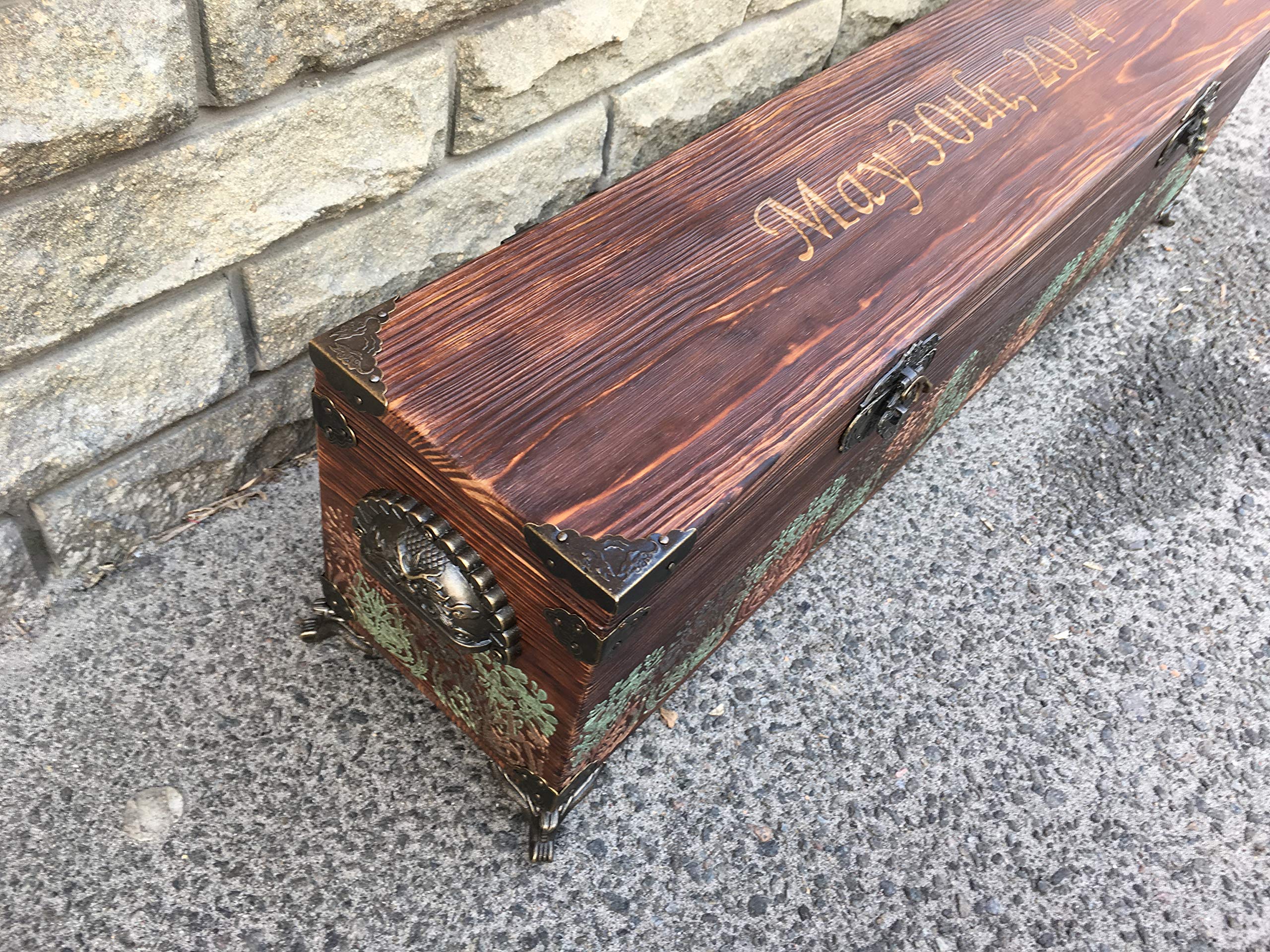 Personalized Engraved Wooden Gift Box - Custom 5th Anniversary Present for Her - Perfect for Wedding, Anniversary & Romantic Occasions