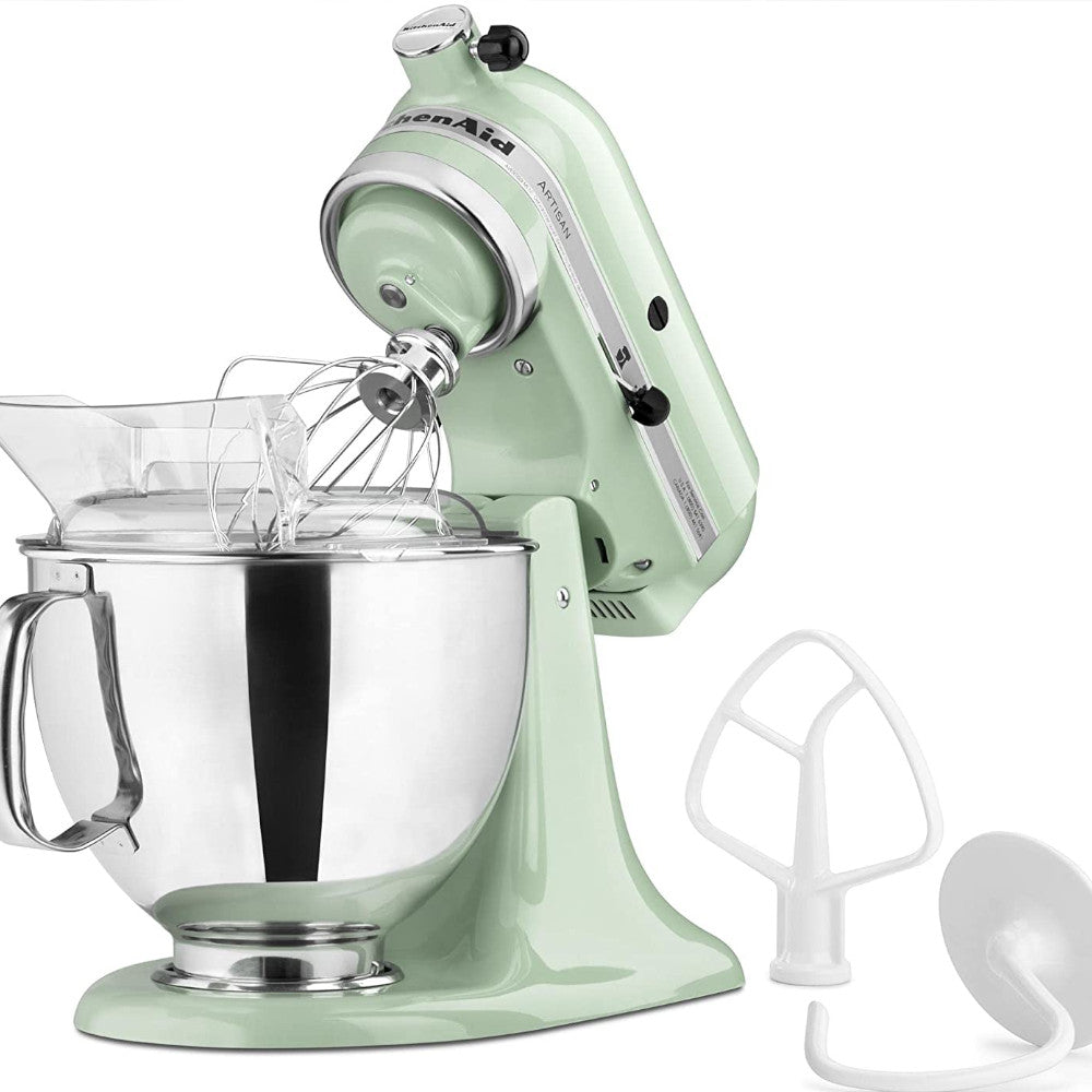 KitchenAid Artisan Stand Mixer 5-Qt. Tilt-Head - Pistachio (KSM150PSPT) for Baking, Mixing Dough & Whipping Cream - Perfect for Home Bakers & Professional Chefs