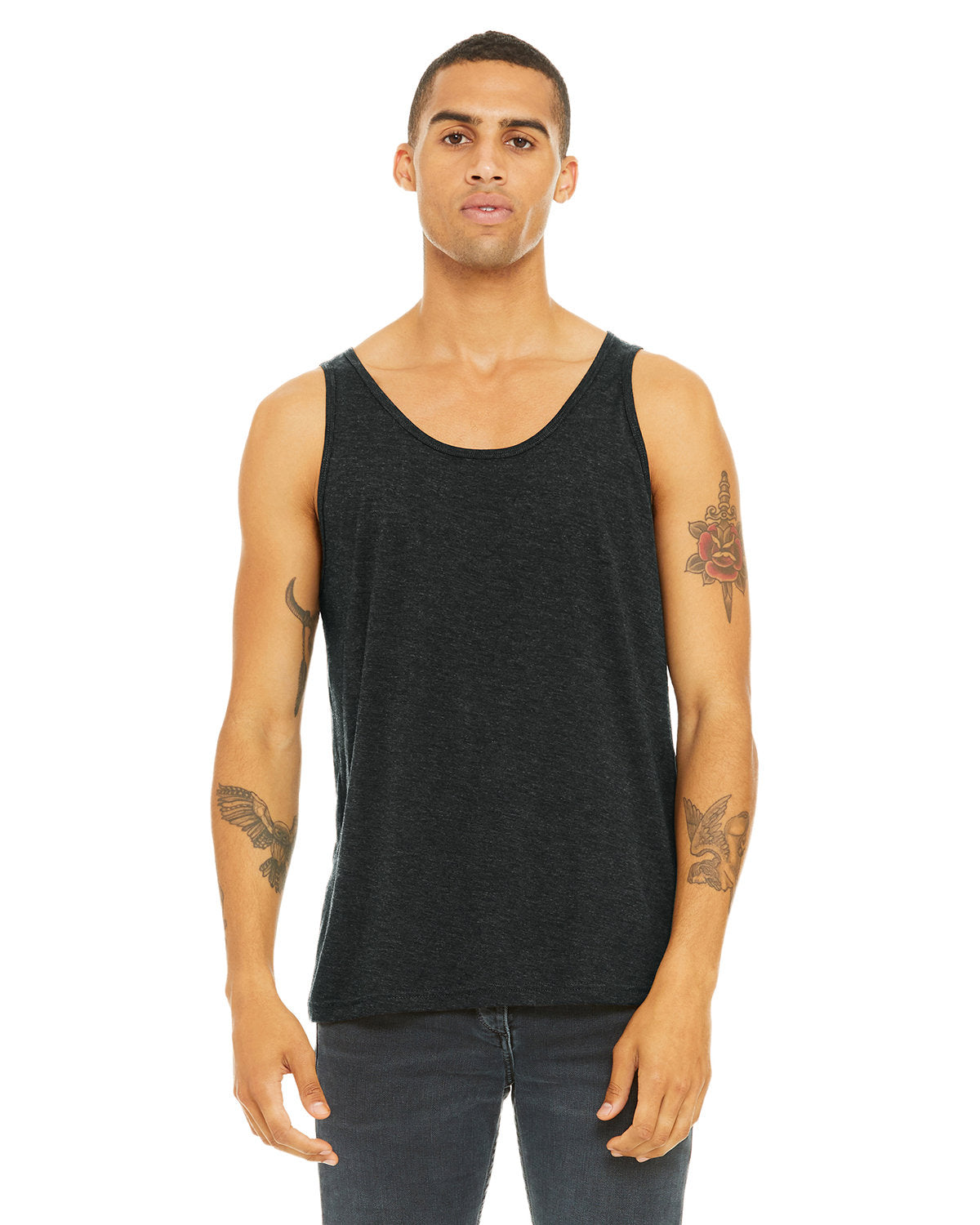 Bella + Canvas 3480 Unisex Jersey Tank Top - Soft Cotton Spaghetti Strap Camisole for Men & Women - Perfect for Layering, Gym, Summer Outfits and Casual Wear