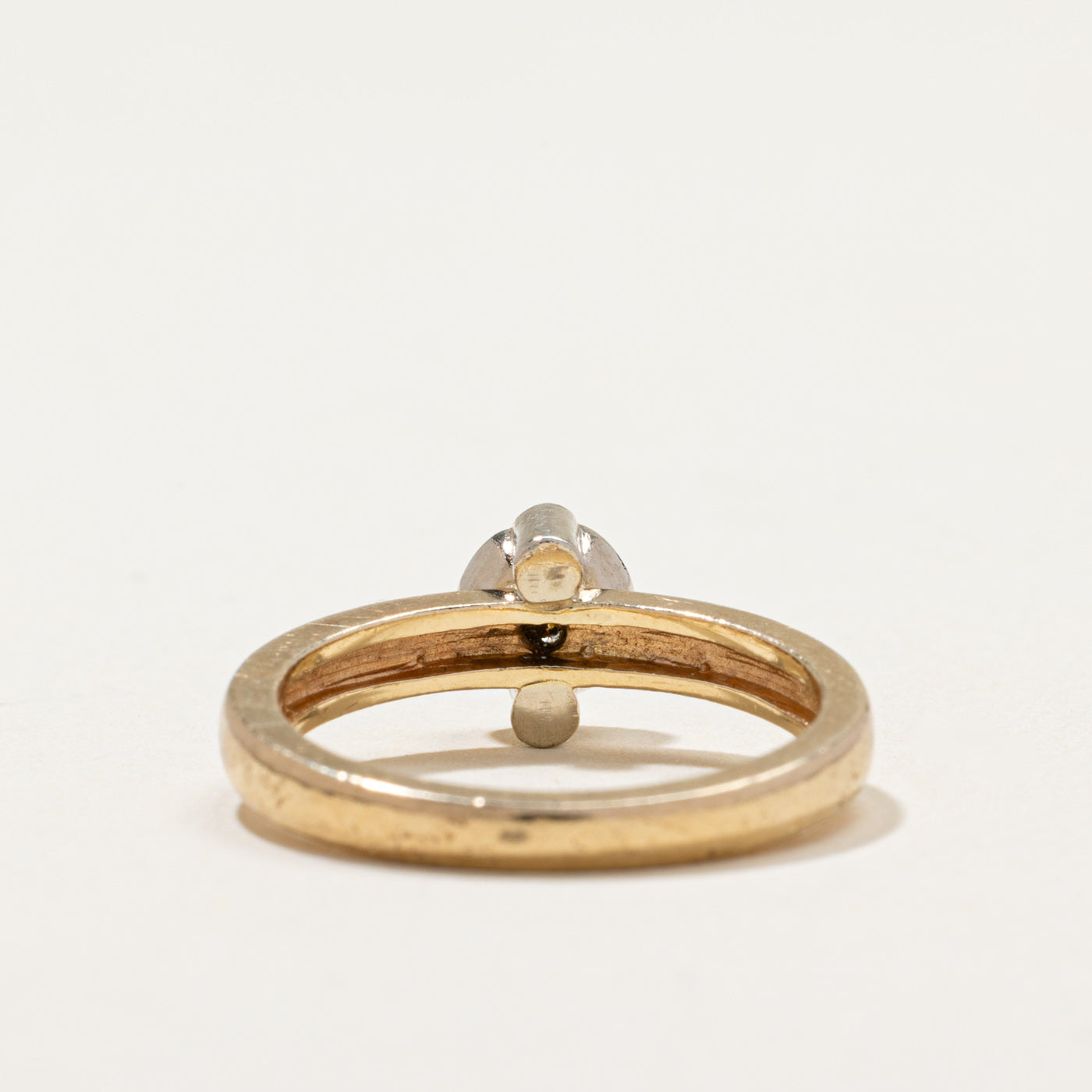 0.14ct Bezel Set Solitaire Diamond Ring - Size 6.5 | Elegant & Timeless Engagement Ring for Women | Perfect for Proposals, Anniversaries & Special Occasions