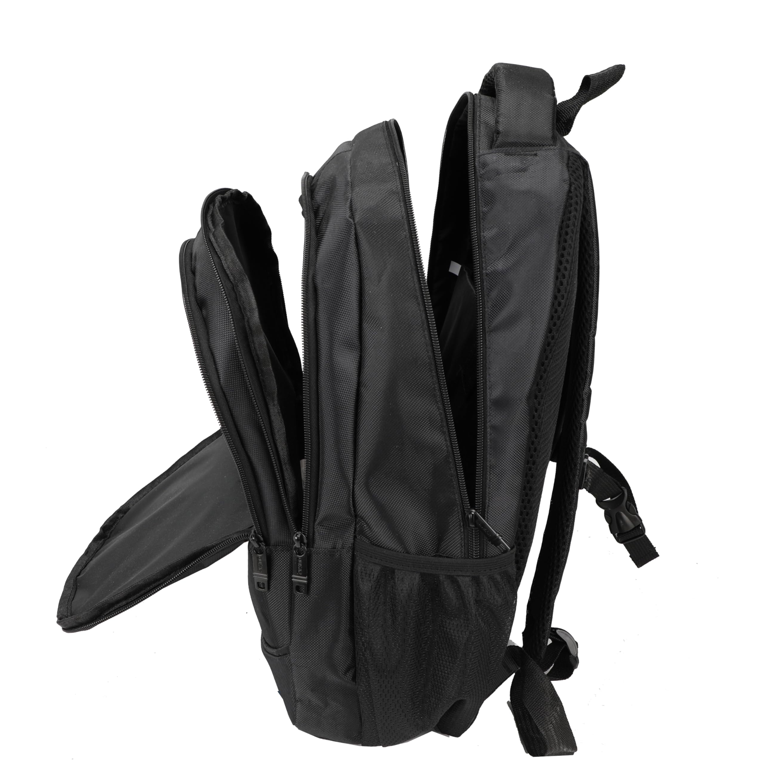 DUKAP RIU Executive Travel Backpack for Men & Women - 15.6 Inch Laptop Compartment, Water Resistant Business Backpack with Reinforced Shoulder Straps - Perfect for Office, Commuting & Air Travel - Black