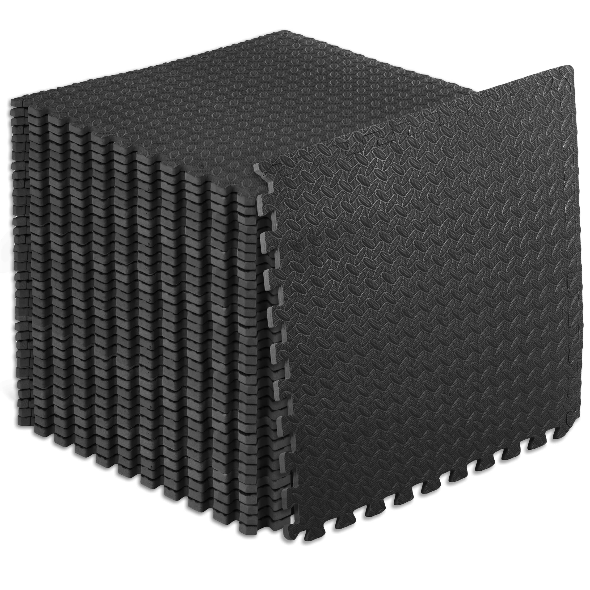 ProsourceFit 1/2 Inch EVA Interlocking Foam Floor Tiles - 24