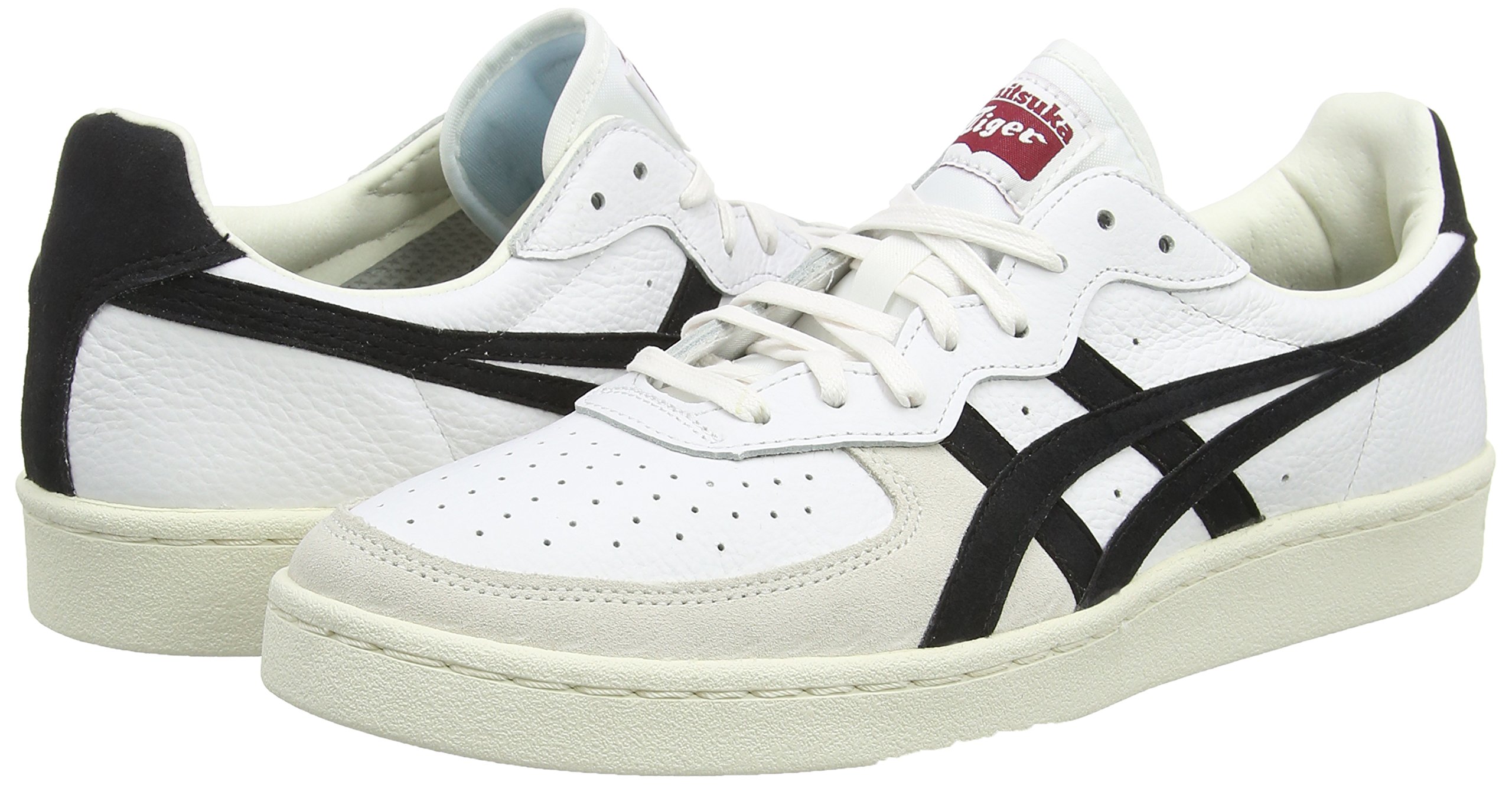 Onitsuka Tiger Men's Mexico 66 Low-Top Sneakers - White/Black (0190) - Size 6 UK - Classic Casual Shoes for Everyday Wear & Street Style Fashion