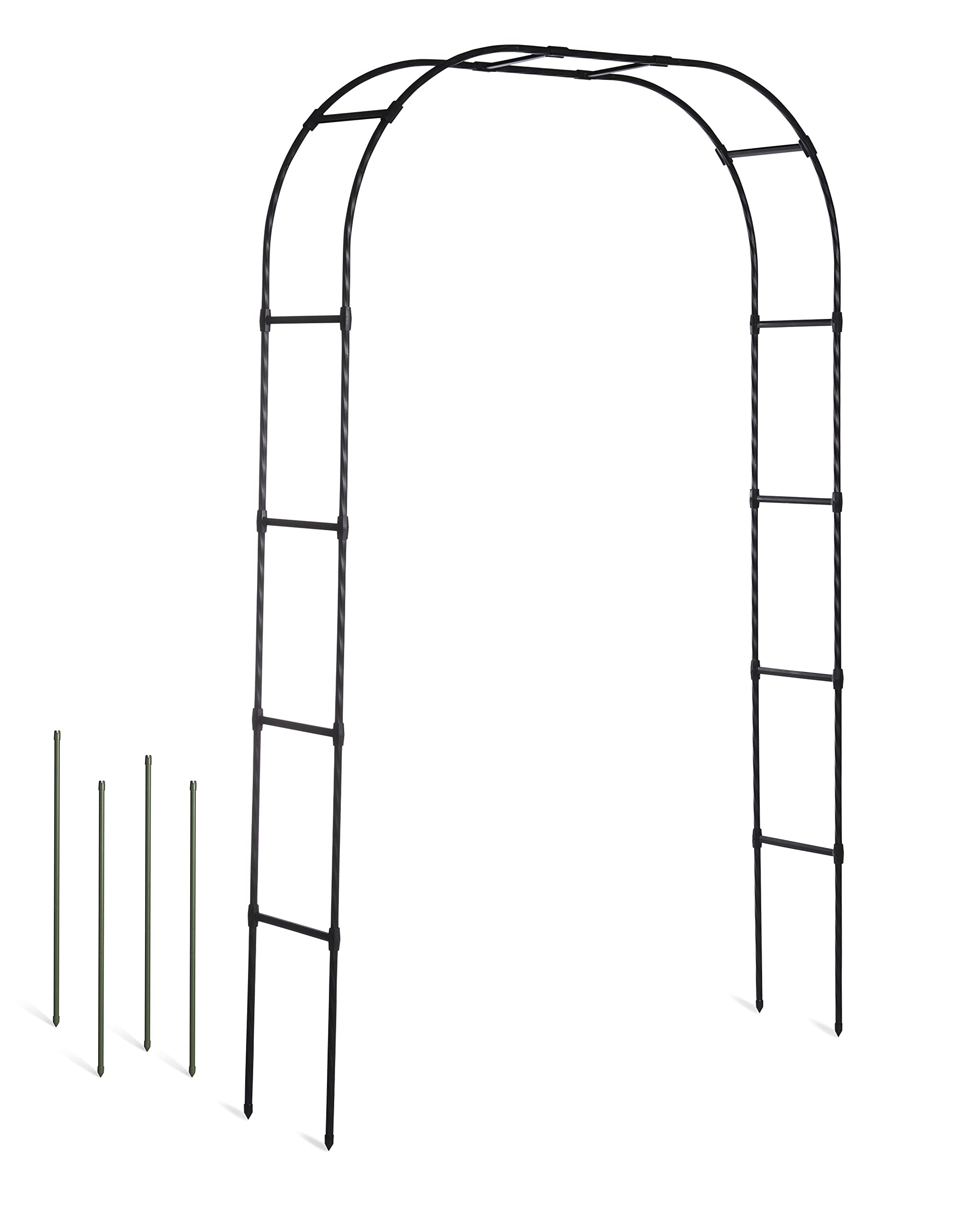 Sturdy Titan Arch Arbor Garden Trellis for Climbing Plants, Vines & Flowers - 96