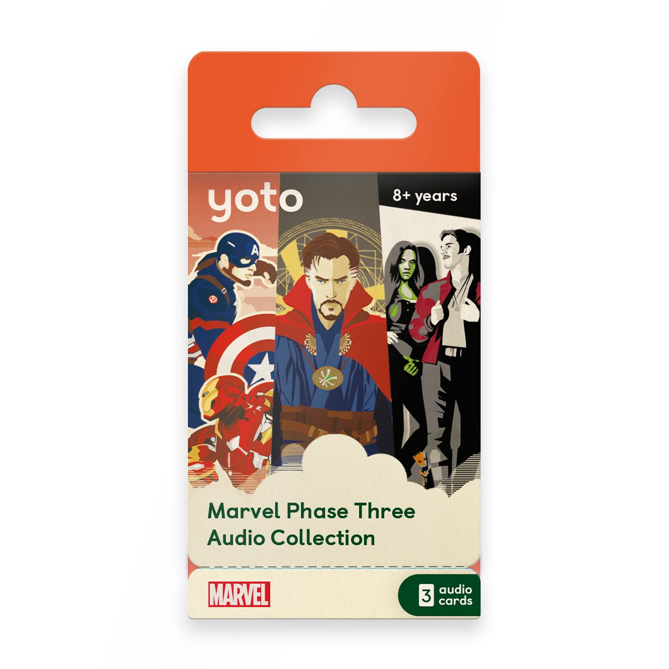 **Yoto Disney Marvel Phase 3 Audio Story Cards for Kids – Children's Audiobook Collection for Yoto Player & App – Educational & Fun Gift for Boys & Girls Ages 8-12 – Perfect for Bedtime, Travel & Learning**