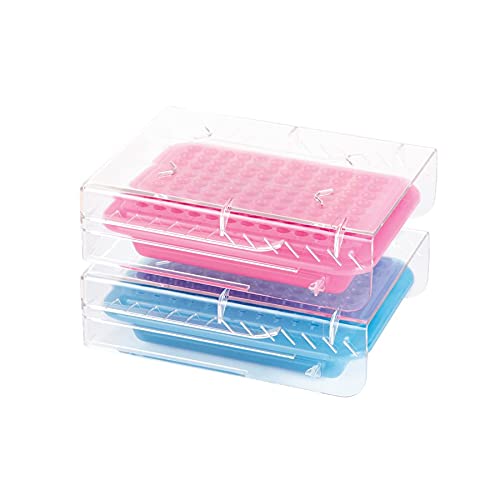 96-Well Color Changing PCR Chiller Plate - High Throughput Cooling for Molecular Biology Experiments | Ideal for PCR, DNA Amplification & Lab Research