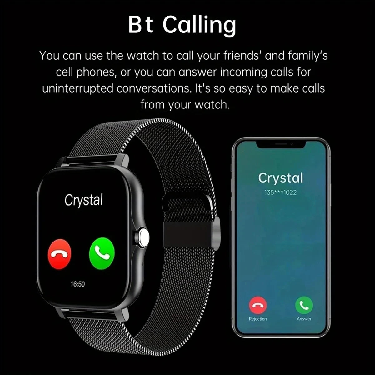 Best Smart Watch for Boys - Compatible with Xiaomi - Perfect for Kids Fitness Tracking, Sports & Daily Use