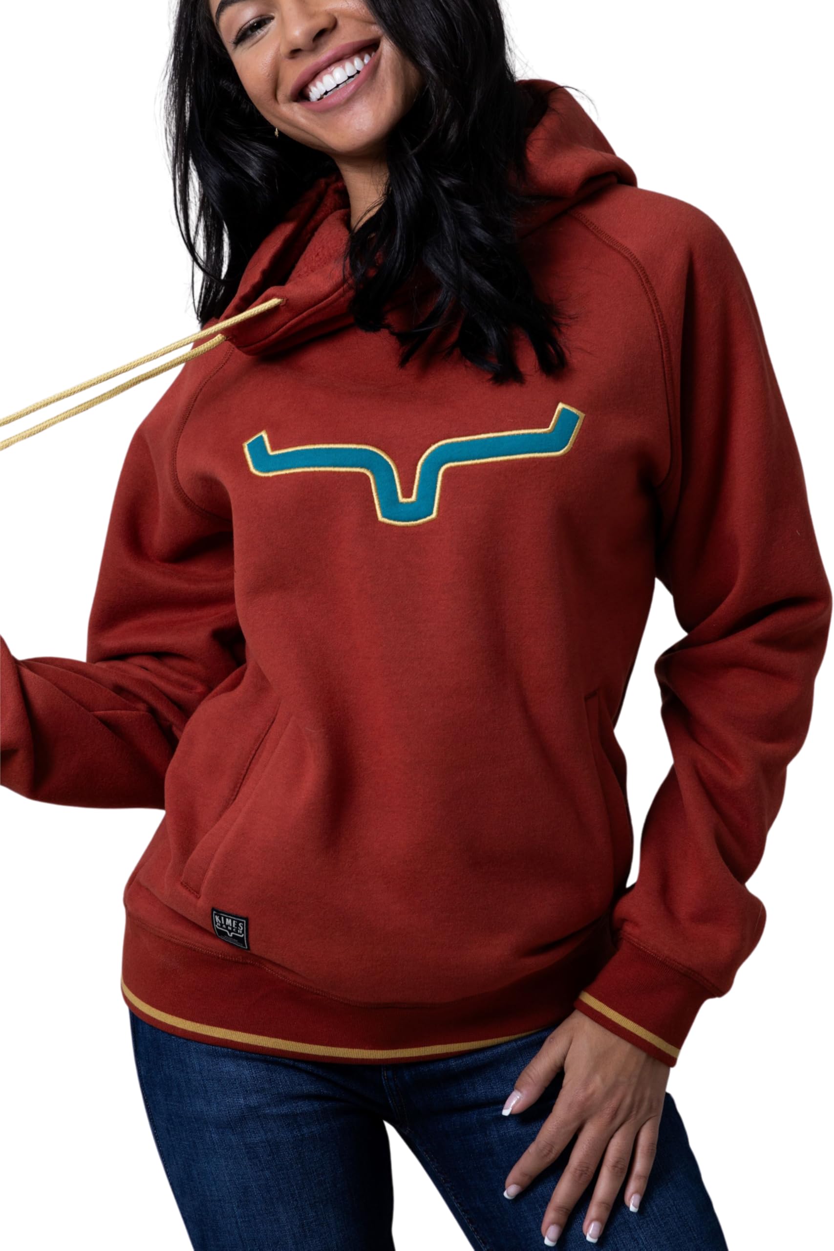Kimes Ranch Women's Two Scoops Hoodie - Soft Fleece Pullover with Kangaroo Pocket, Ribbed Cuffs & Hem - Casual Winter Wear for Outdoor Activities & Lounge