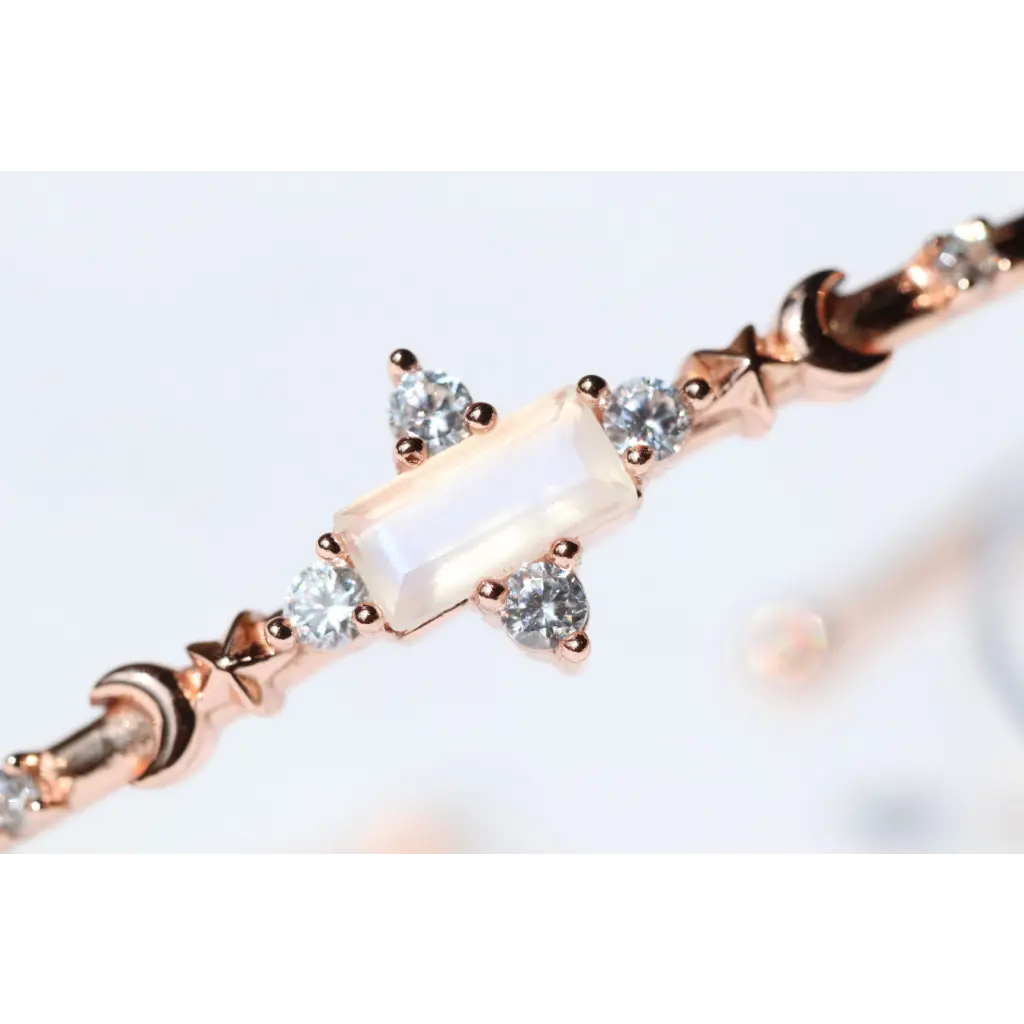 Kyla Bangles Rose Gold Stackable Bracelets for Women - Elegant Fashion Jewelry for Parties, Weddings & Everyday Wear