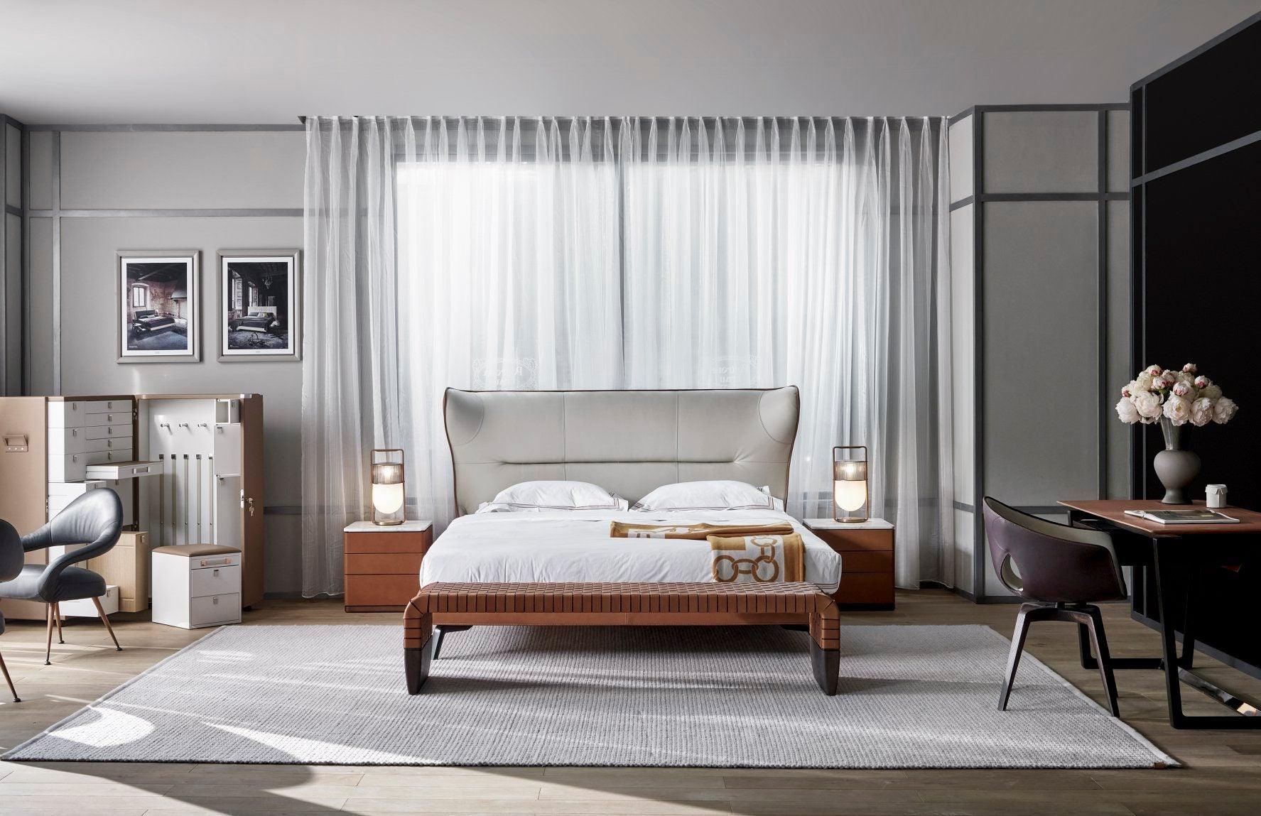 Modern Xi Table Lamp - Stylish LED Nightstand Light for Bedroom, Living Room & Office - Perfect for Reading, Relaxing & Decor