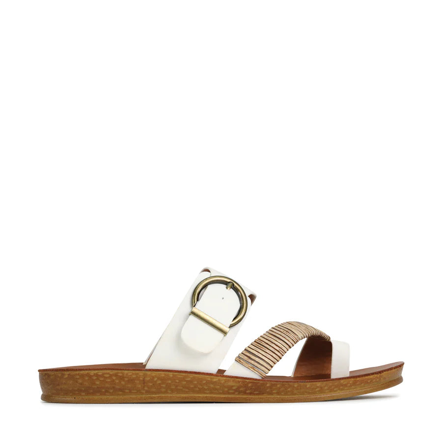 Bria White Women's Sandals - Comfortable & Stylish Beach Shoes for Summer Vacations & Outdoor Adventures