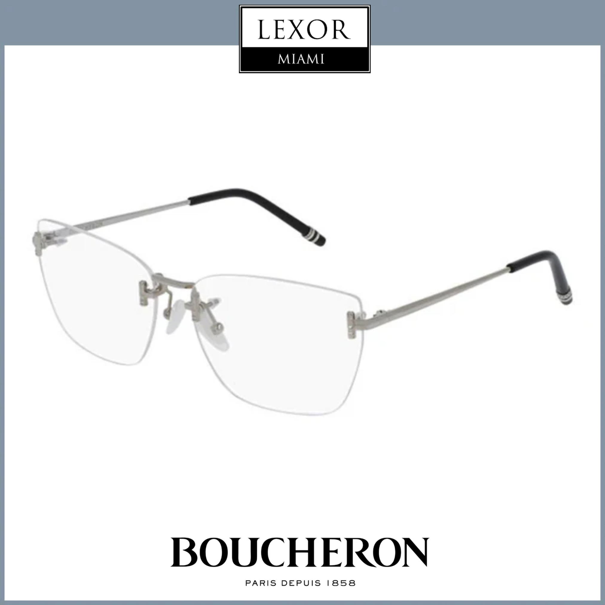 Boucheron BC0019O 003 Women's Fashion Eyeglasses Frame - Stylish & Lightweight Optical Glasses for Women | Perfect for Work, Reading & Everyday Wear