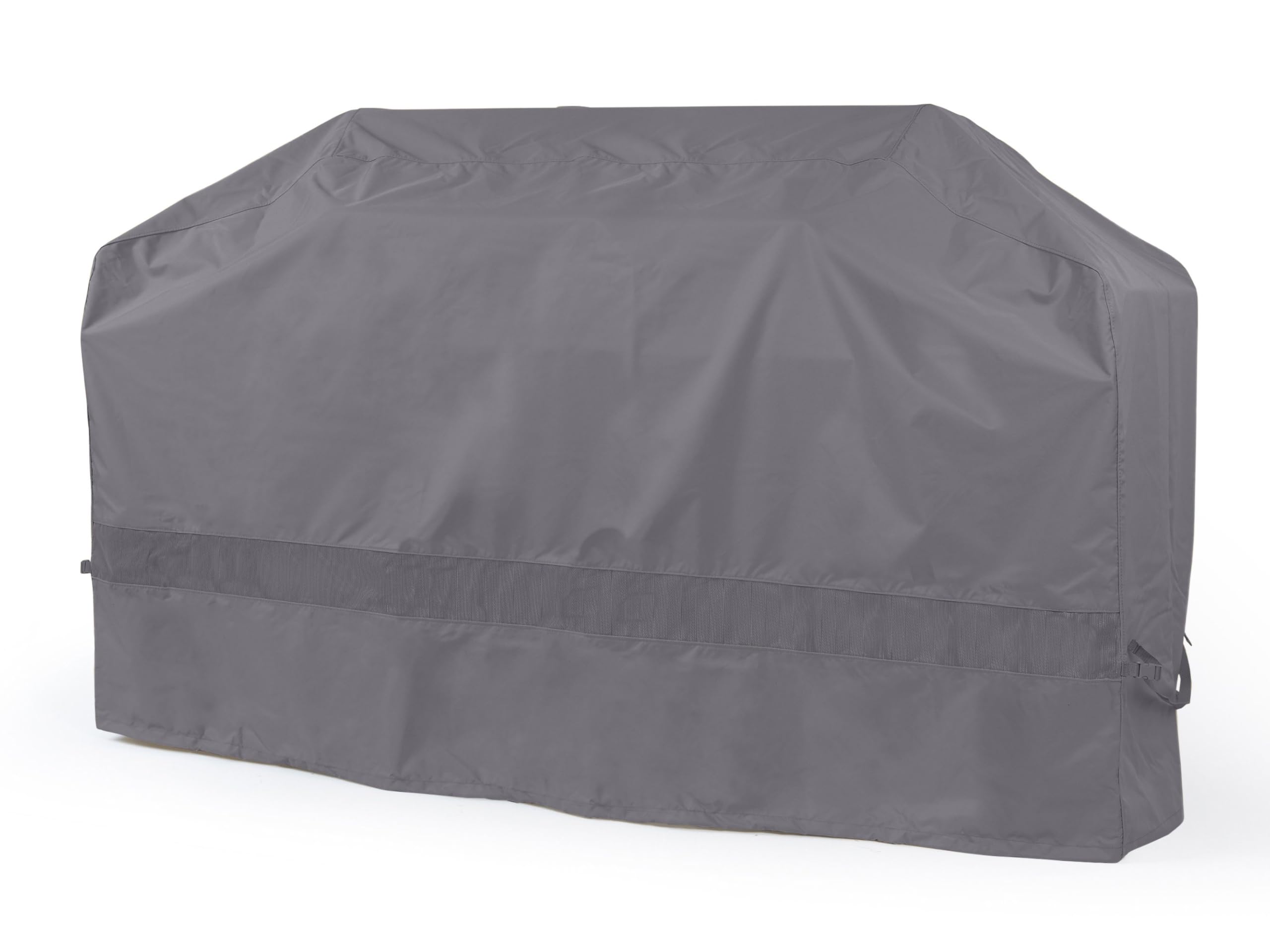 **Weatherproof BBQ Grill Cover for Large Island - Heavy Duty 300D Polyester Outdoor Grill Cover, 98 Inch Charcoal - Perfect for Patio, Backyard & Outdoor Cooking**