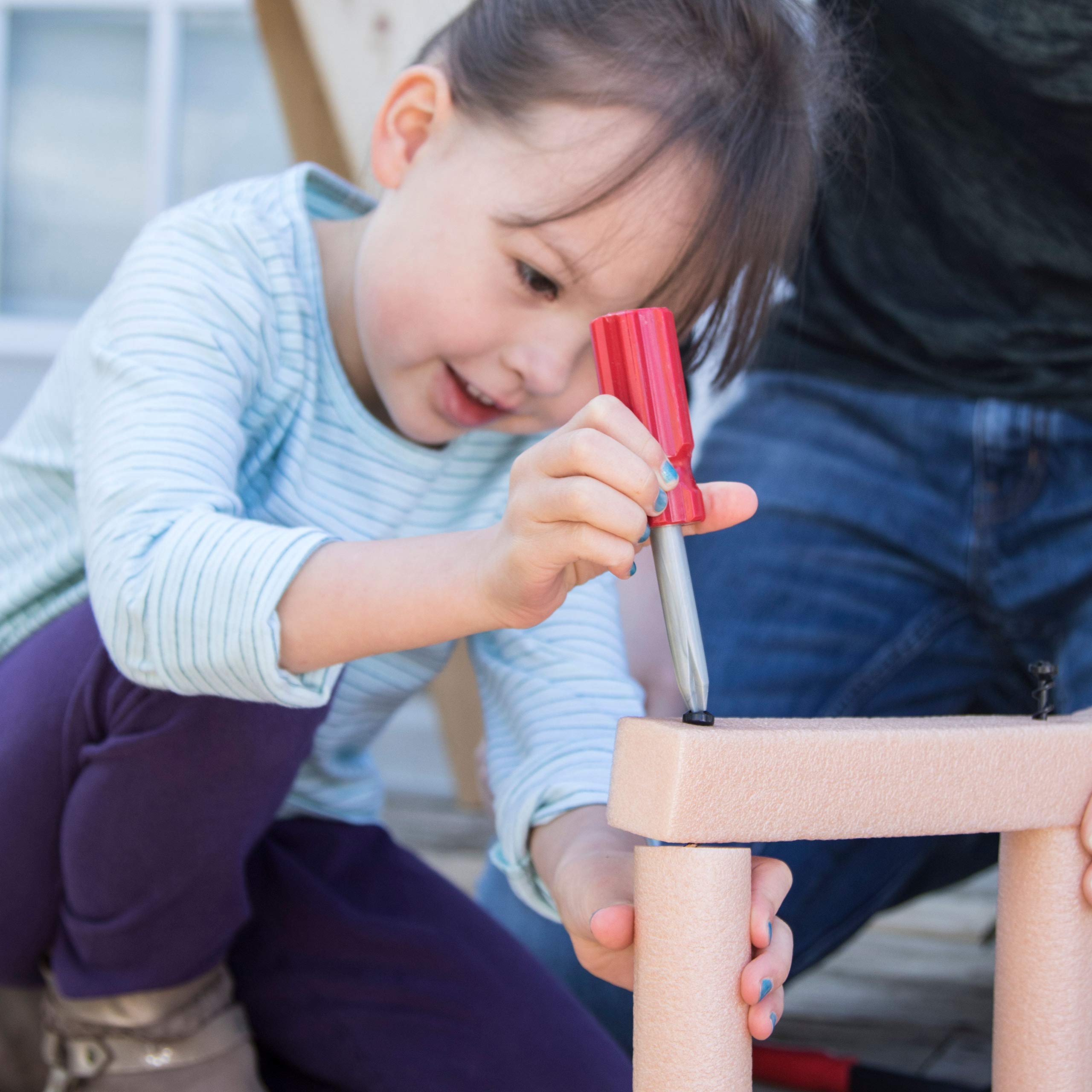 STEM Building Toys for Kids - Construction Tool Set for Boys & Girls | Pretend Play & Crafts