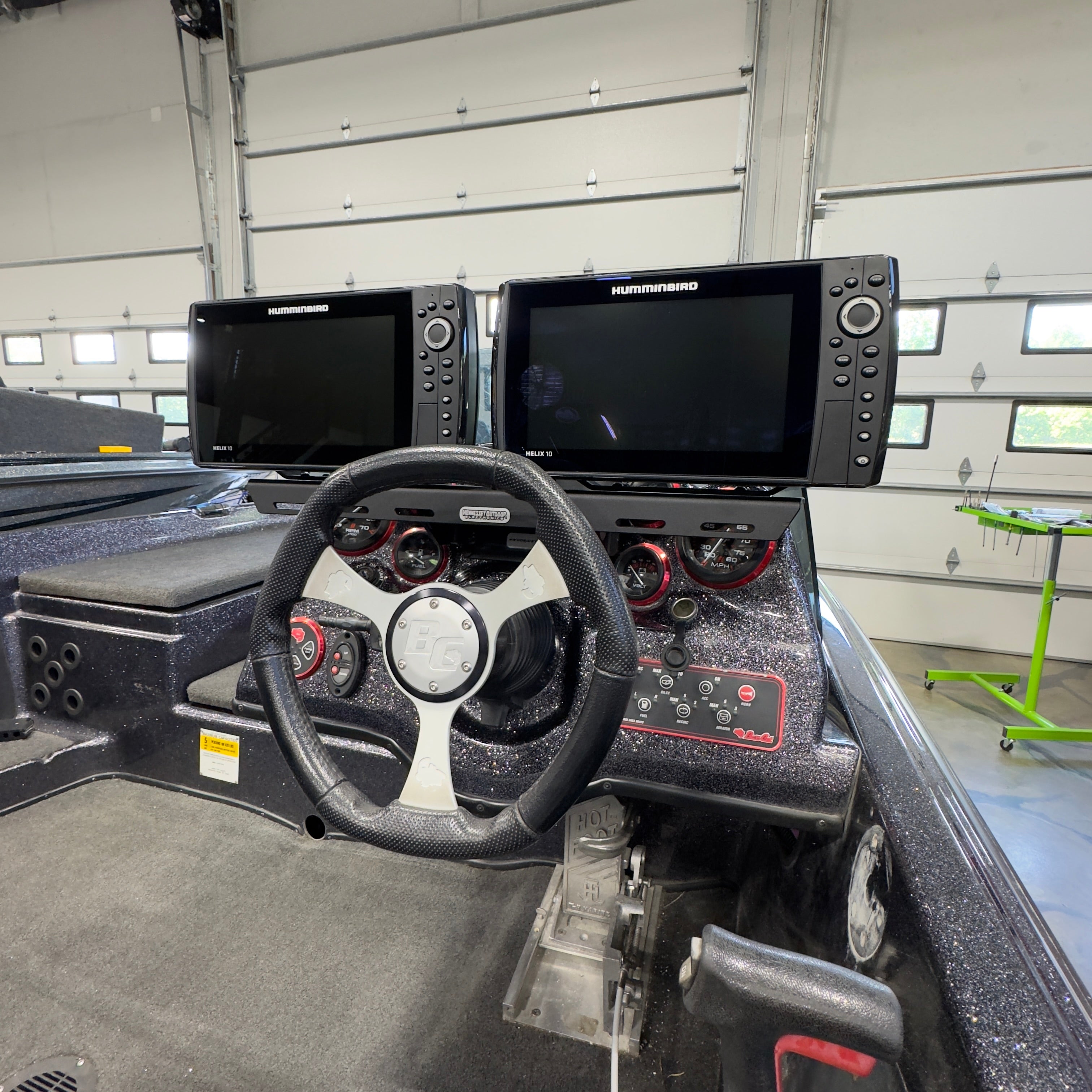 H.O.E. Dual Console Mount System for Bass Cat Pantera II - Heavy Duty Boat Accessory for Fishing & Marine Navigation | Perfect for Anglers & Boating Enthusiasts