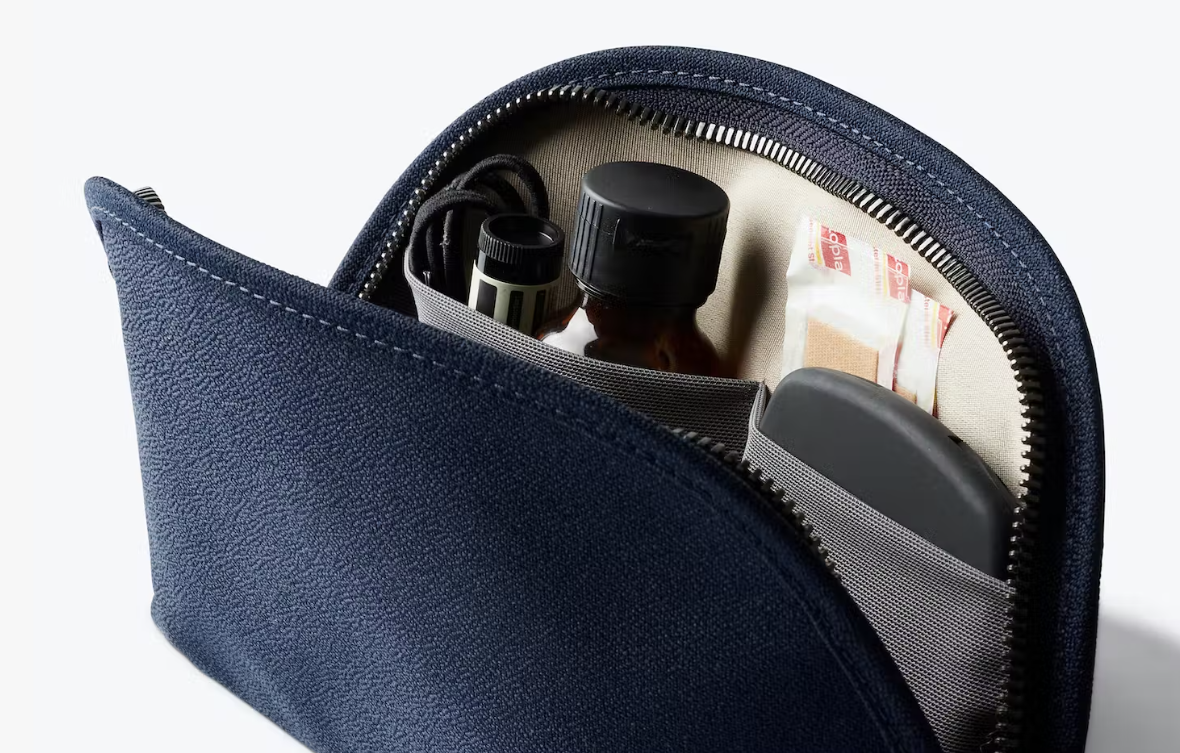 Classic Pouch - Premium Leather Zipper Pouch for Travel, Makeup, and Essentials | Compact & Durable Organizer for Everyday Use