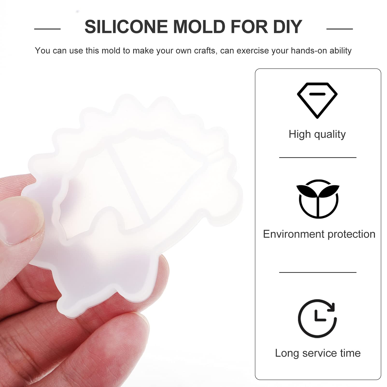 HEALLILY 12Pcs Shaker Resin Silicone Molds - Clear Epoxy Casting Molds for DIY Jewelry Making, Pendants, Keychains - Perfect for Crafting Unique Shaker Charms, Earrings & Gift Accessories (Home Decor & Handmade Gifts)
