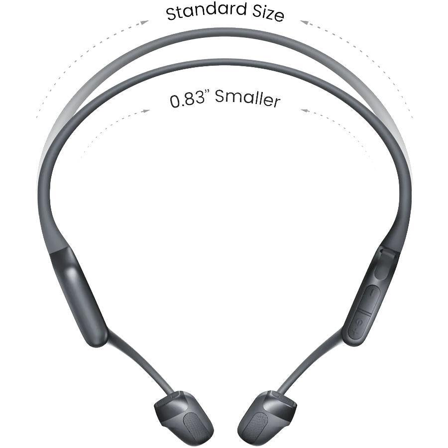 Shokz OpenRun Pro 2 Mini Bone Conduction Headphones - Wireless Bluetooth Sports Headset for Running, Cycling & Workouts - Sweatproof & Lightweight Design