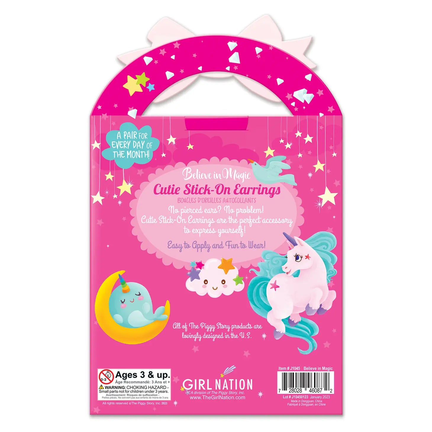 Cutie Stick On Earrings - Adhesive Non-Piercing Ear Jewelry for Women & Girls | Perfect for Parties, Weddings & Everyday Wear