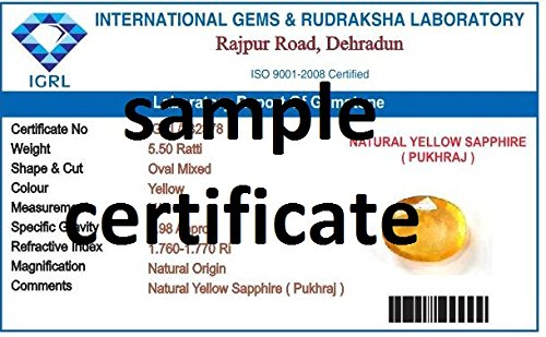 15.25-15.50 Carat AAA Quality Yellow Sapphire (Pukhraj) Ring in Panchadhatu for Men & Women - Perfect for Engagement, Wedding & Spiritual Jewelry