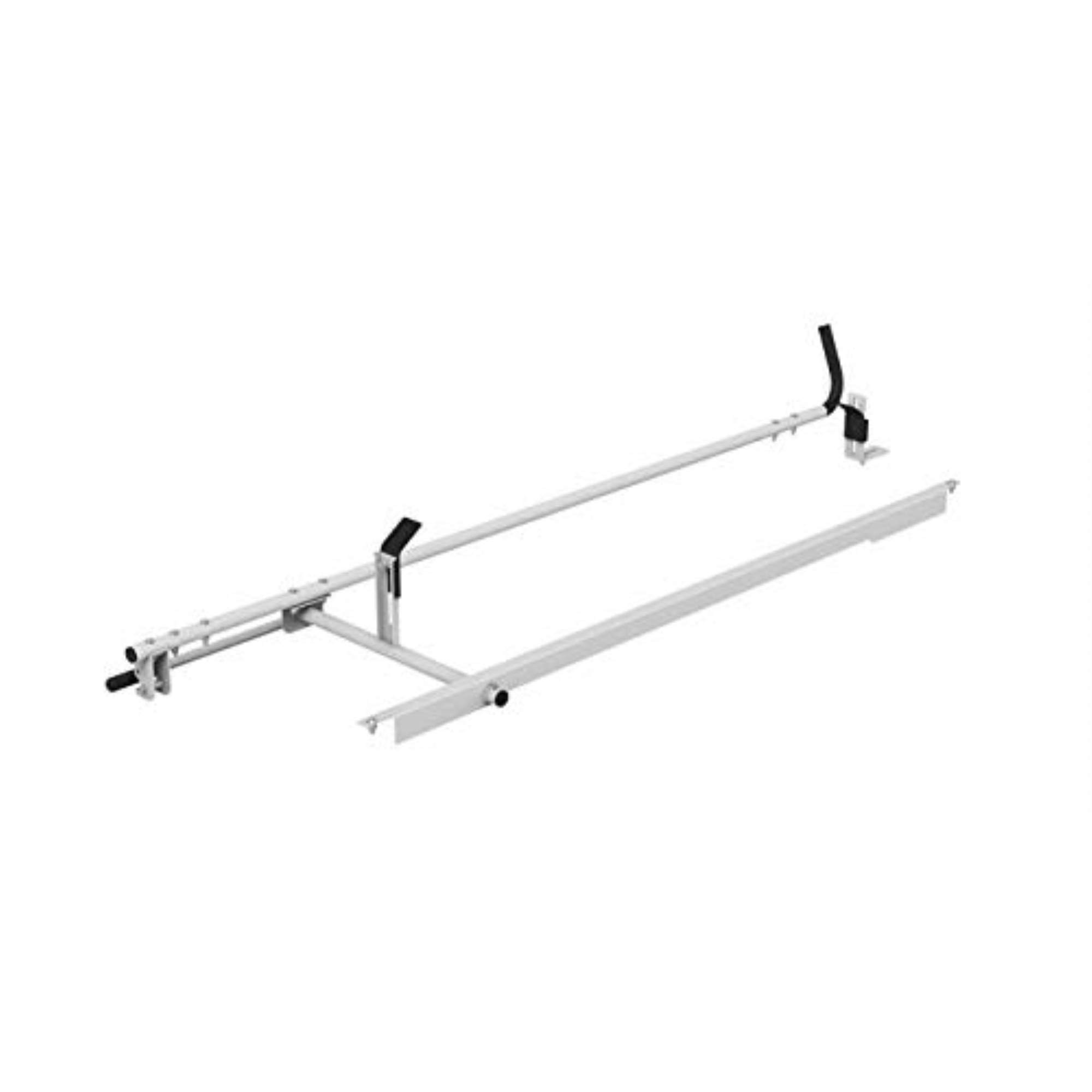 Heavy Duty Ladder Clamp & Lock - Secure Ladder Stabilizer for Roofing, Construction, and Home Maintenance - White Powder Coated Steel - RCK WHT DR SD