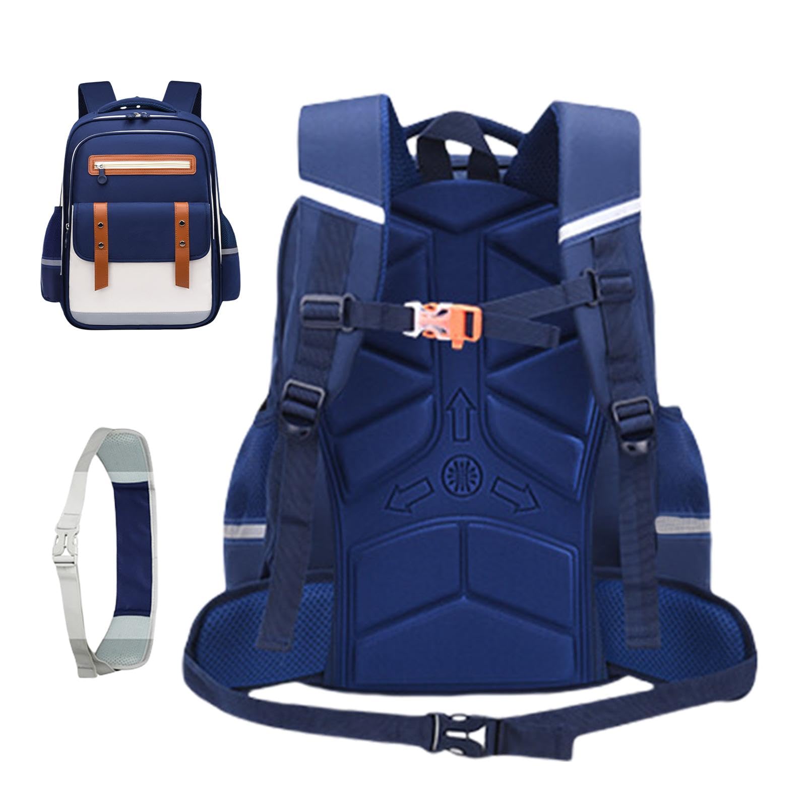 **Kids Book Backpack for School - Multifunctional Sports Shoulder Bag with Reflective Stripes, Lightweight Preschool & Kindergarten Backpack for Boys & Girls - Perfect for School, Travel & Outdoor Activities**