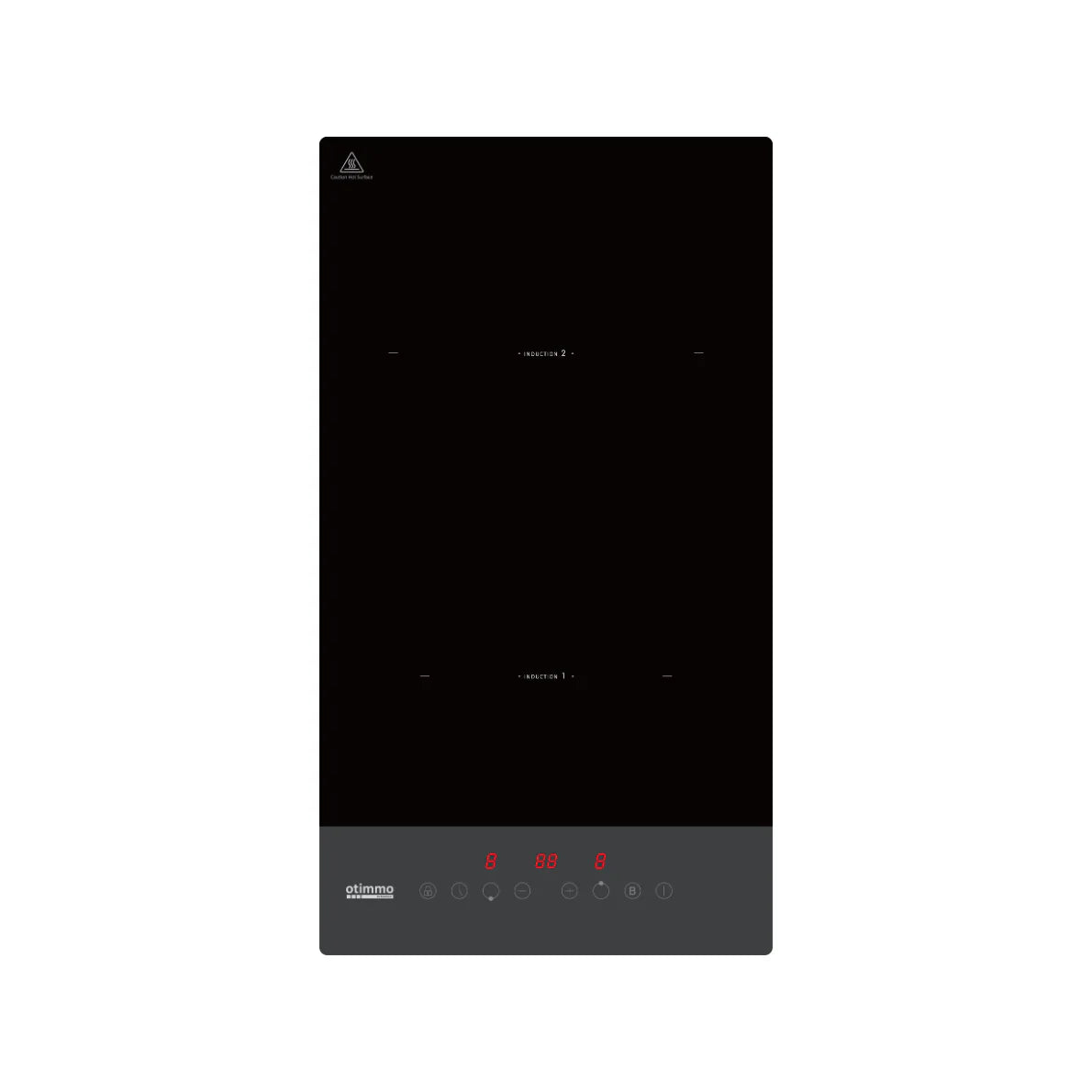 Europace ECH2508EBK 60cm Slimline Range Hood with EIH5302E 30cm Built-In Induction Hob - Modern Kitchen Ventilation & Cooking Solution for Small Spaces