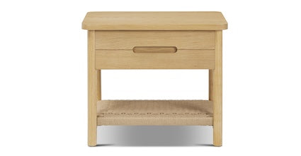 Modern Wooden Nightstand with Drawer - Stylish Bedside Table for Bedroom, Living Room, or Guest Room - Perfect for Storing Books, Lamps, and Bedroom Essentials