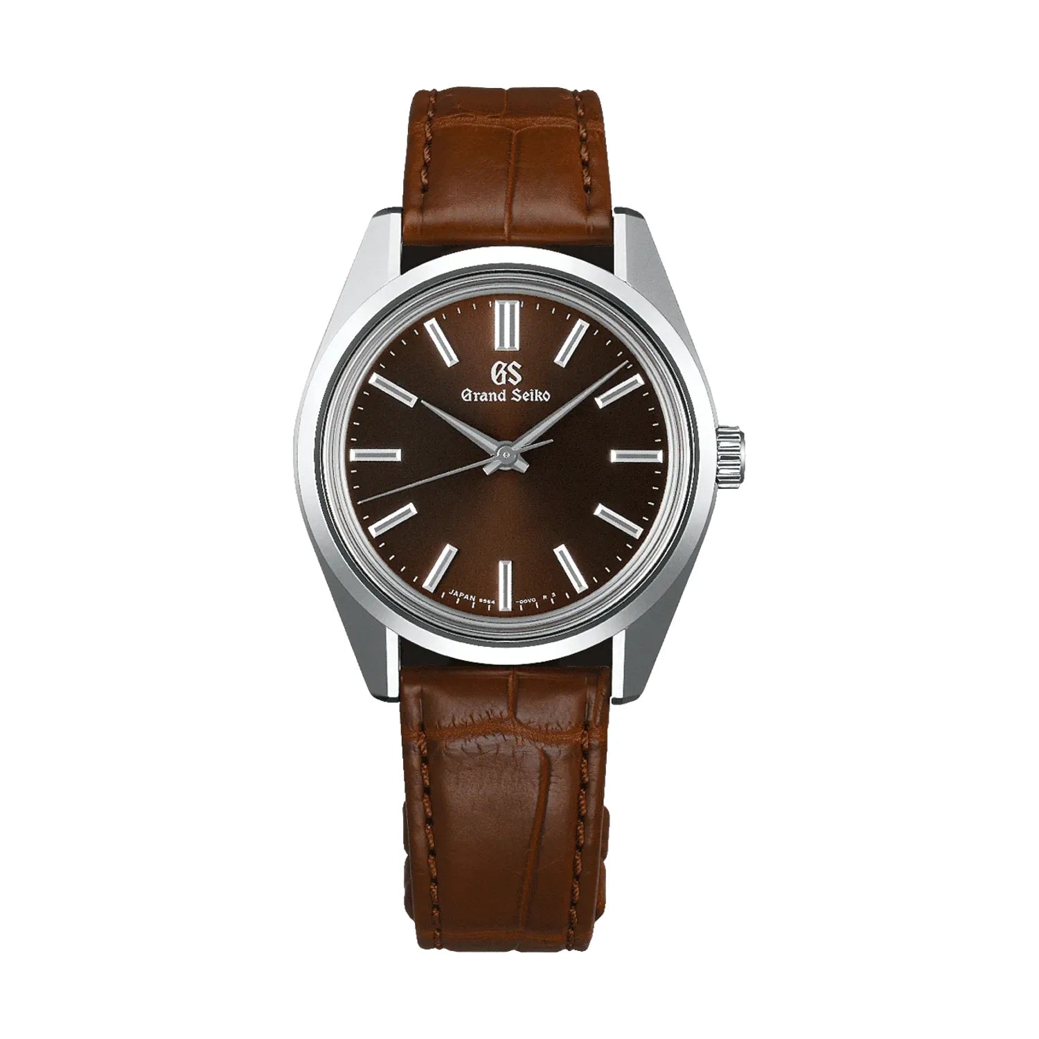 Seiko SBGW293 Heritage Manual Winding Watch - 36.5mm Brown Leather Strap for Men, Classic Dress Watch for Business & Formal Occasions