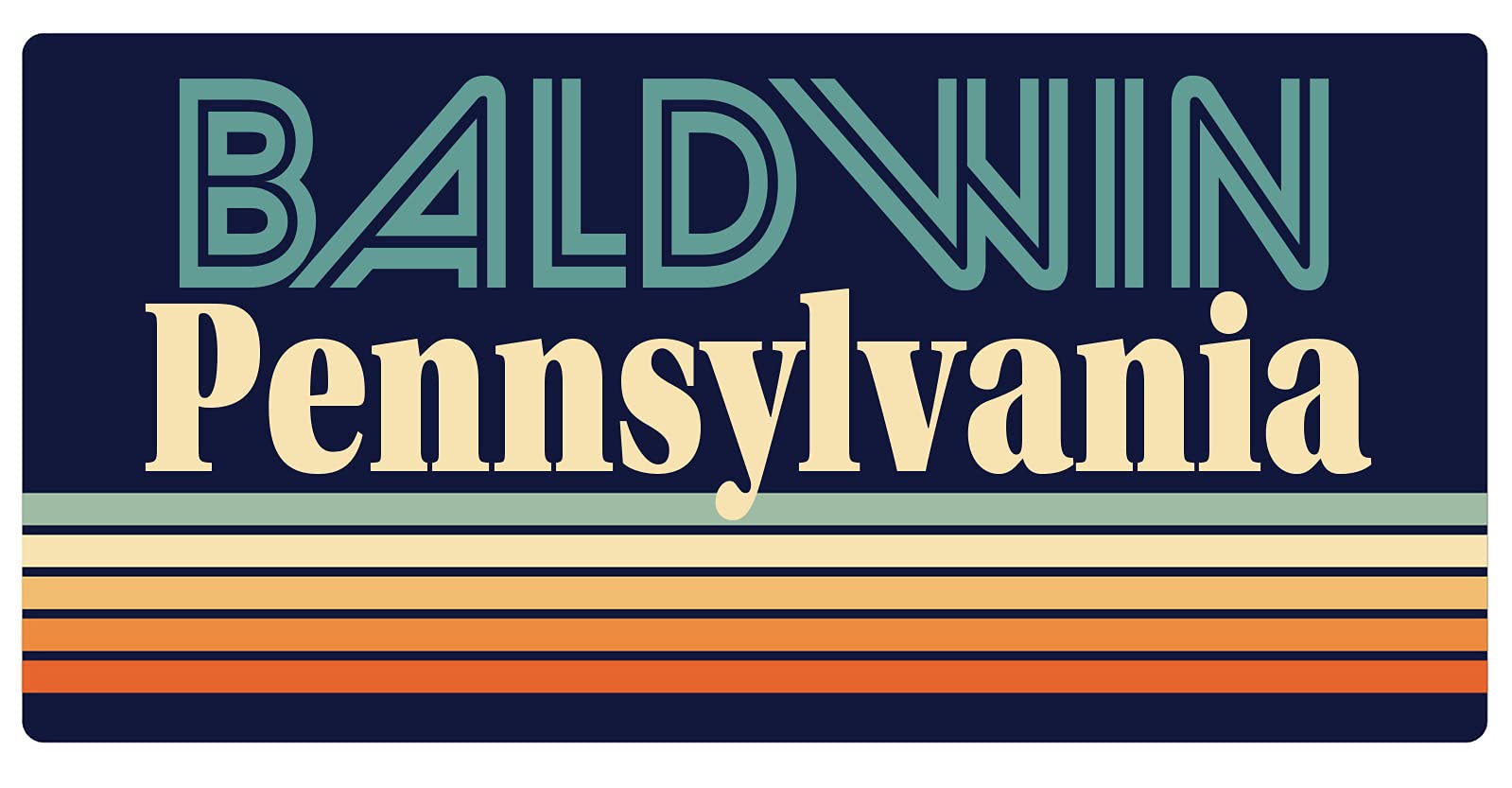 Vintage Baldwin Pennsylvania 5