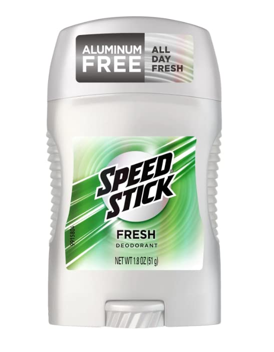 Speed Stick Men's Deodorant, Fresh Scent, 1.8 oz (10 Pack) - 48-Hour Long Lasting Protection for Active Men - Gym, Work & Everyday Use
