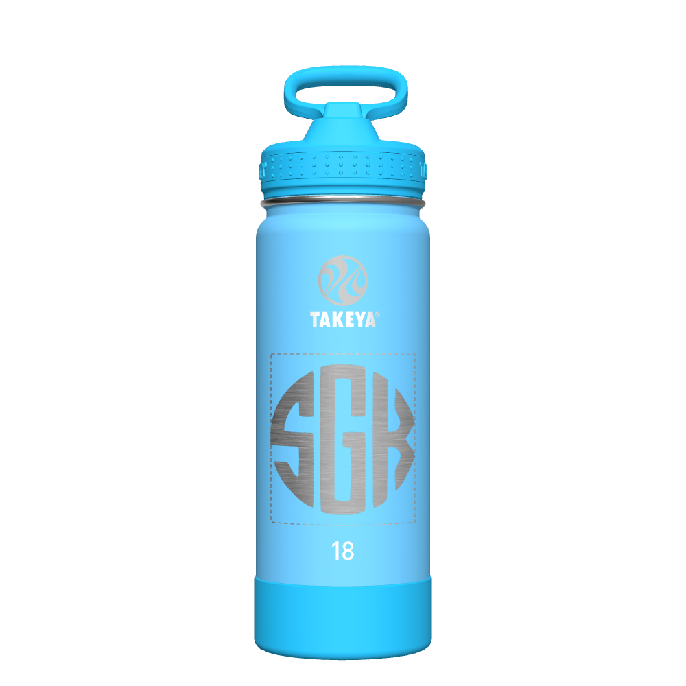 Glow in The Dark Water Bottle for Kids with Straw Lid - Customizable Name - Perfect for School, Sports & Outdoor Activities