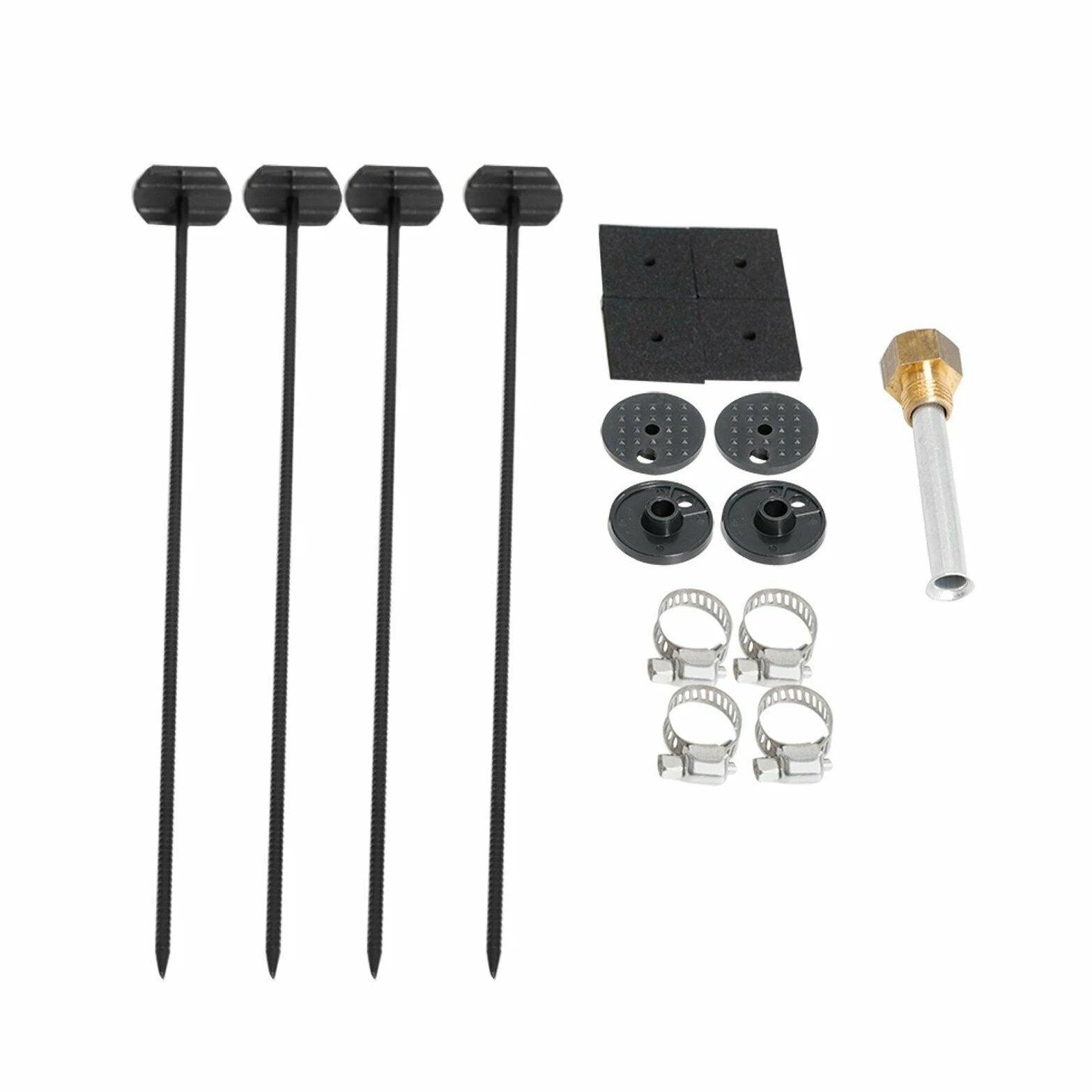 8 Row Aluminum 6AN 3/8