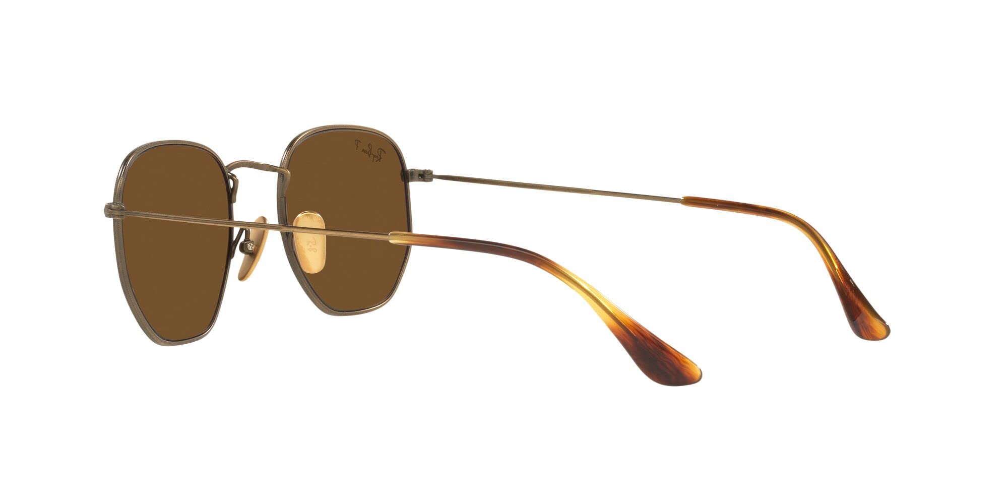 Ray-Ban RB8148 Hexagonal Titanium Sunglasses for Men & Women - UV Protection, Lightweight & Stylish - Perfect for Driving, Beach & Outdoor Activities