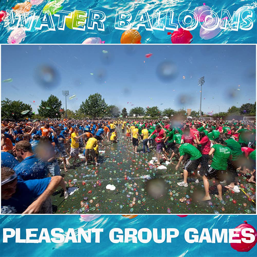 Quick Fill Water Balloons for Summer Fun - 1184 Pack for Pool Parties, Beach Games & Outdoor Water Activities | Fast & Easy Fill Magic Water Balloons