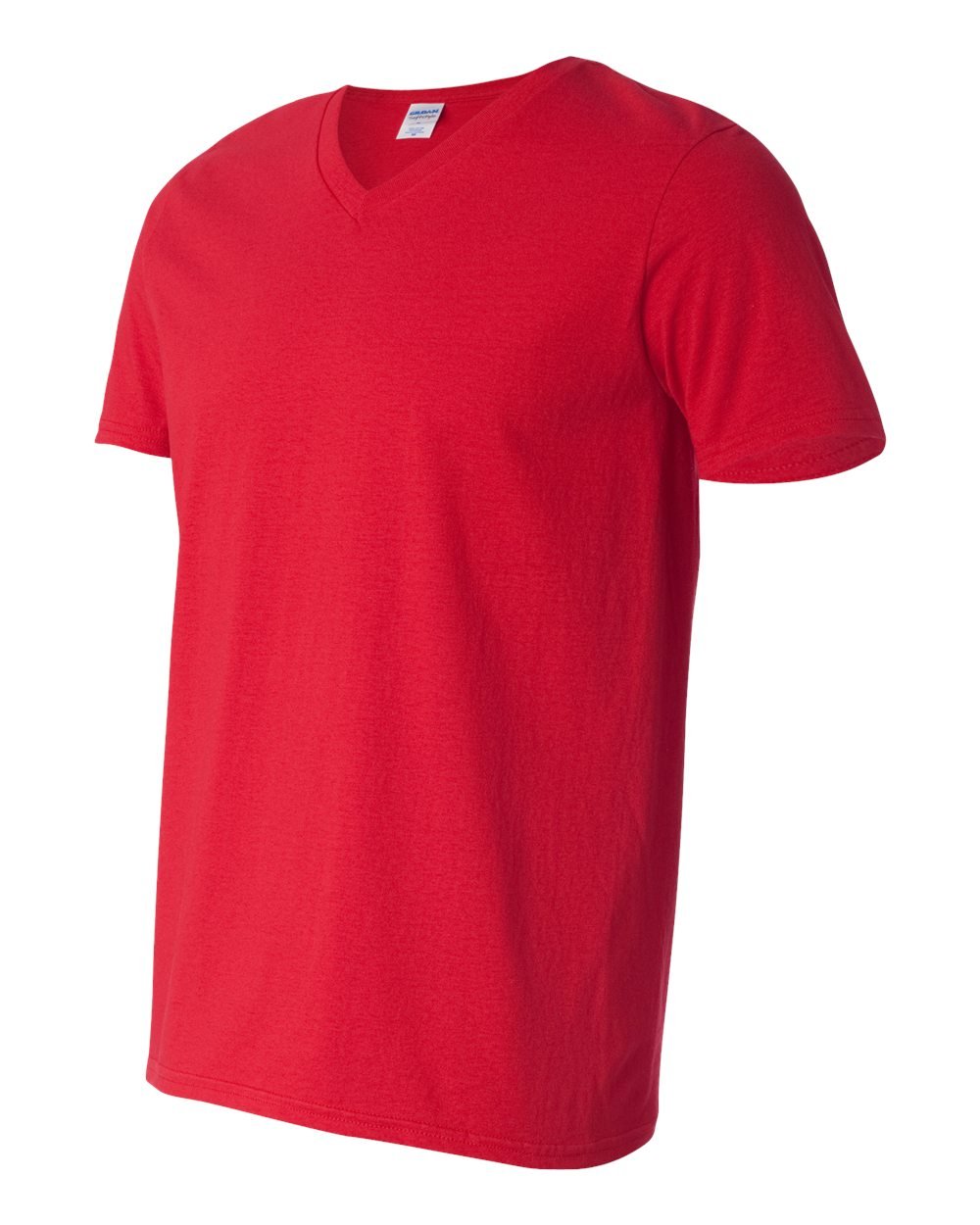 4.5 oz. V-Neck T-Shirt (G64V) - Cherry Red, Medium (Pack of 12) - Soft Cotton Crewneck Tees for Men, Casual Wear & Everyday Outfits