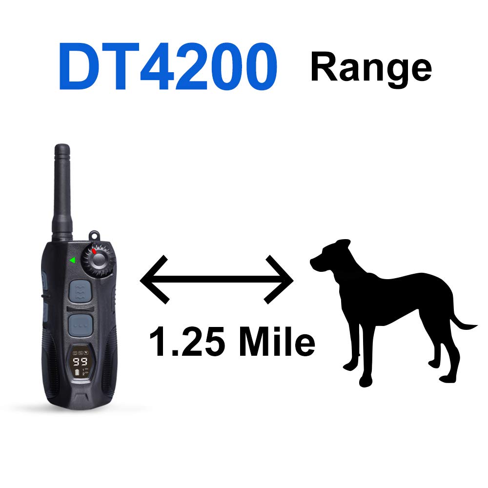 **Remote Dog Training Collar for Hunting - 5/4 Mile Range, Static & Vibration Modes, LED Night Light - Waterproof & Rechargeable Shock Collar for 2 Dogs - Perfect for Outdoor Training & Night Hunting**