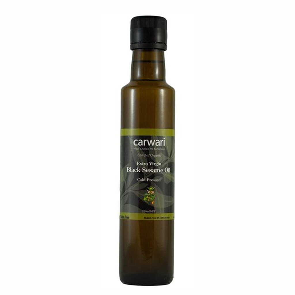 Organic Extra Virgin Black Sesame Oil - Cold Pressed, Unrefined, Rich in Antioxidants - Perfect for Cooking, Salad Dressings & Asian Cuisine