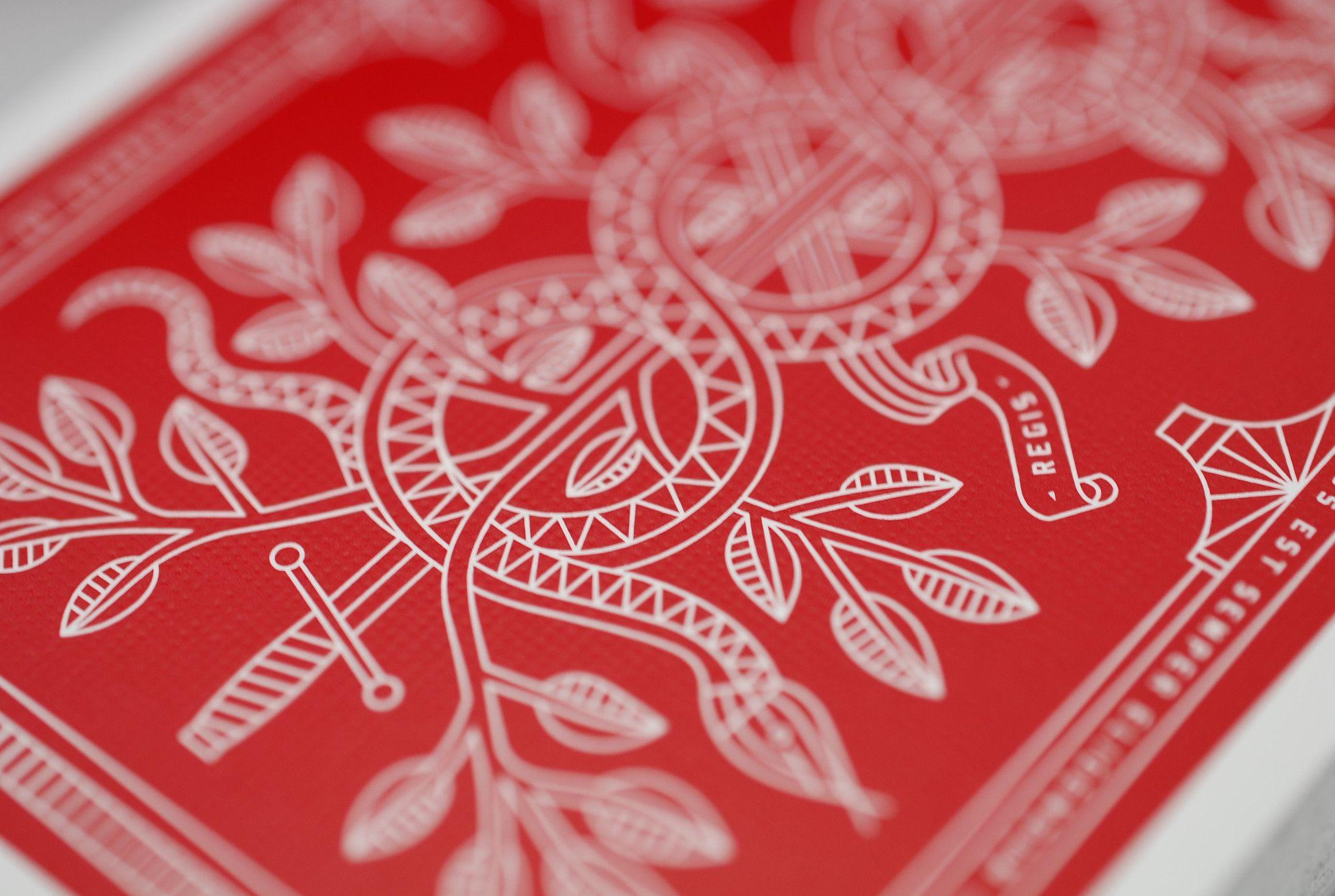 Red Monarchs 2nd Edition Playing Cards - Premium Poker Cards for Magic Tricks, Cardistry & Game Night - Perfect for Card Games, Magic Shows & Collectors