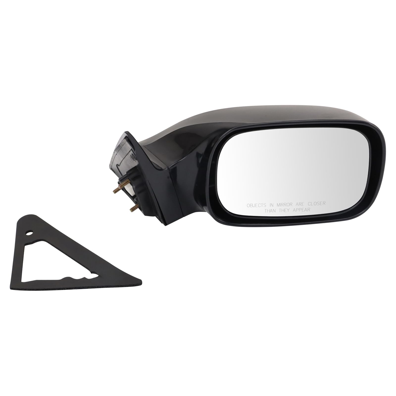 TRQ Right Side Mirror Replacement for 2005-2010 Toyota Avalon - Passenger Side Non-Heated (Part #TO1321225 TO1321235) - Perfect for Daily Commuting & Parking Safety